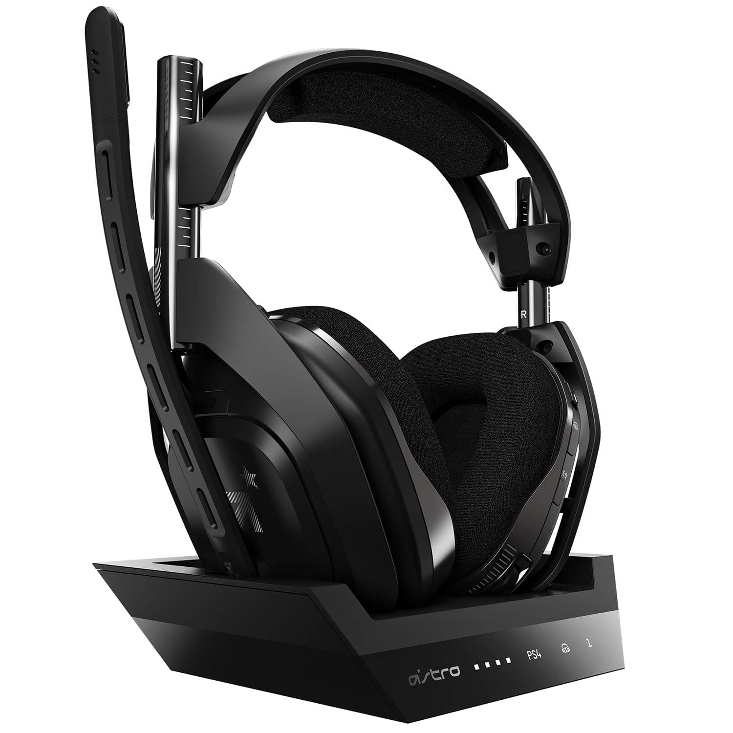 ASTRO Gaming A50 Wireless Headset + Base Station Gen 4 - Compatible With PS5, PS4, PC, Mac - Black/Silver - End of life model