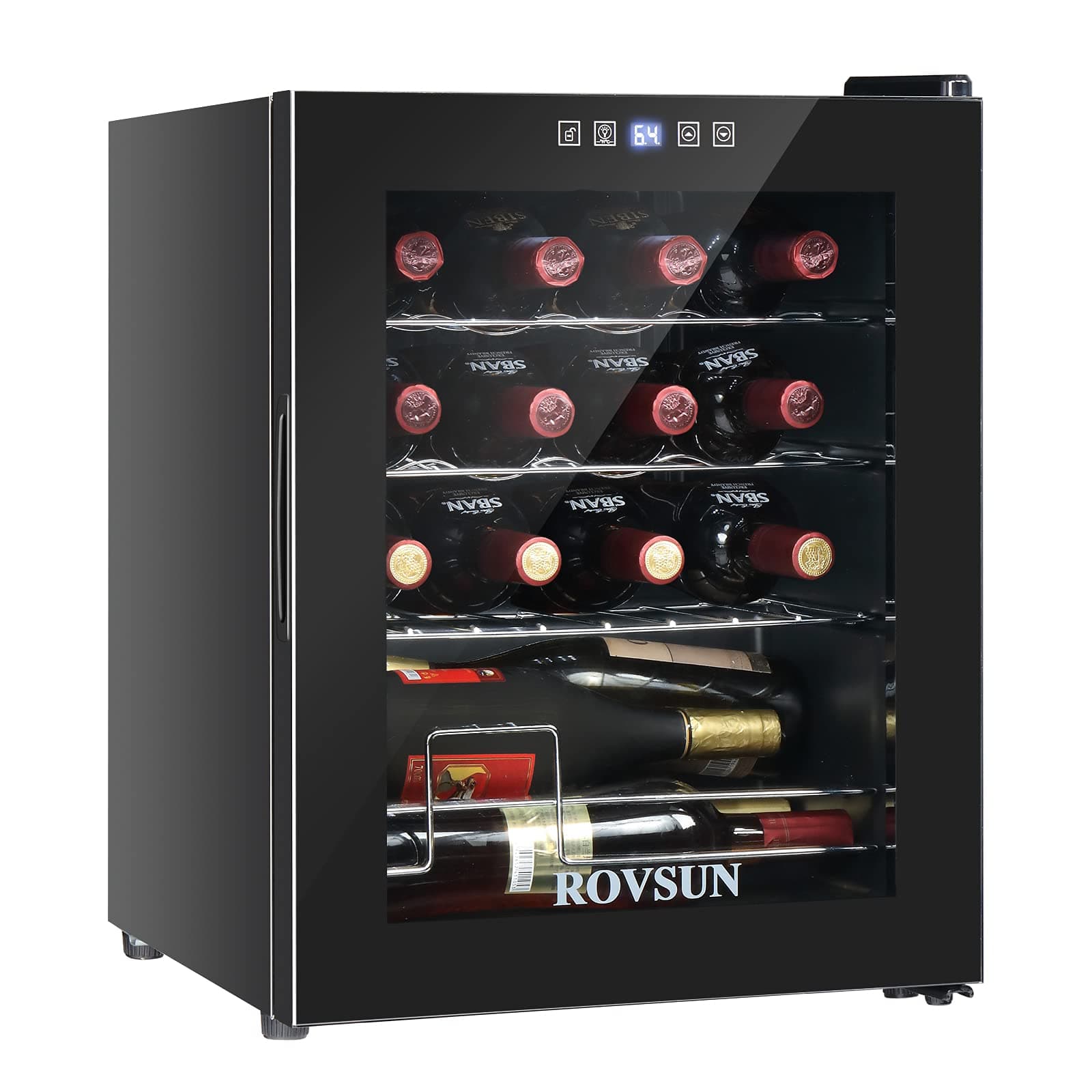 16 Bottles Single Zone Wine Cooler