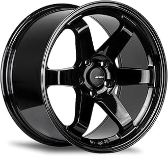 AVID.1 AV-06 Gloss Black 18x8.5 Custom Wheel – Fits 5x114 Bolt Pattern with +35 Offset – Lightweight Performance Alloy Wheel – Aggressive Street Style & Track-Ready Car Accessories