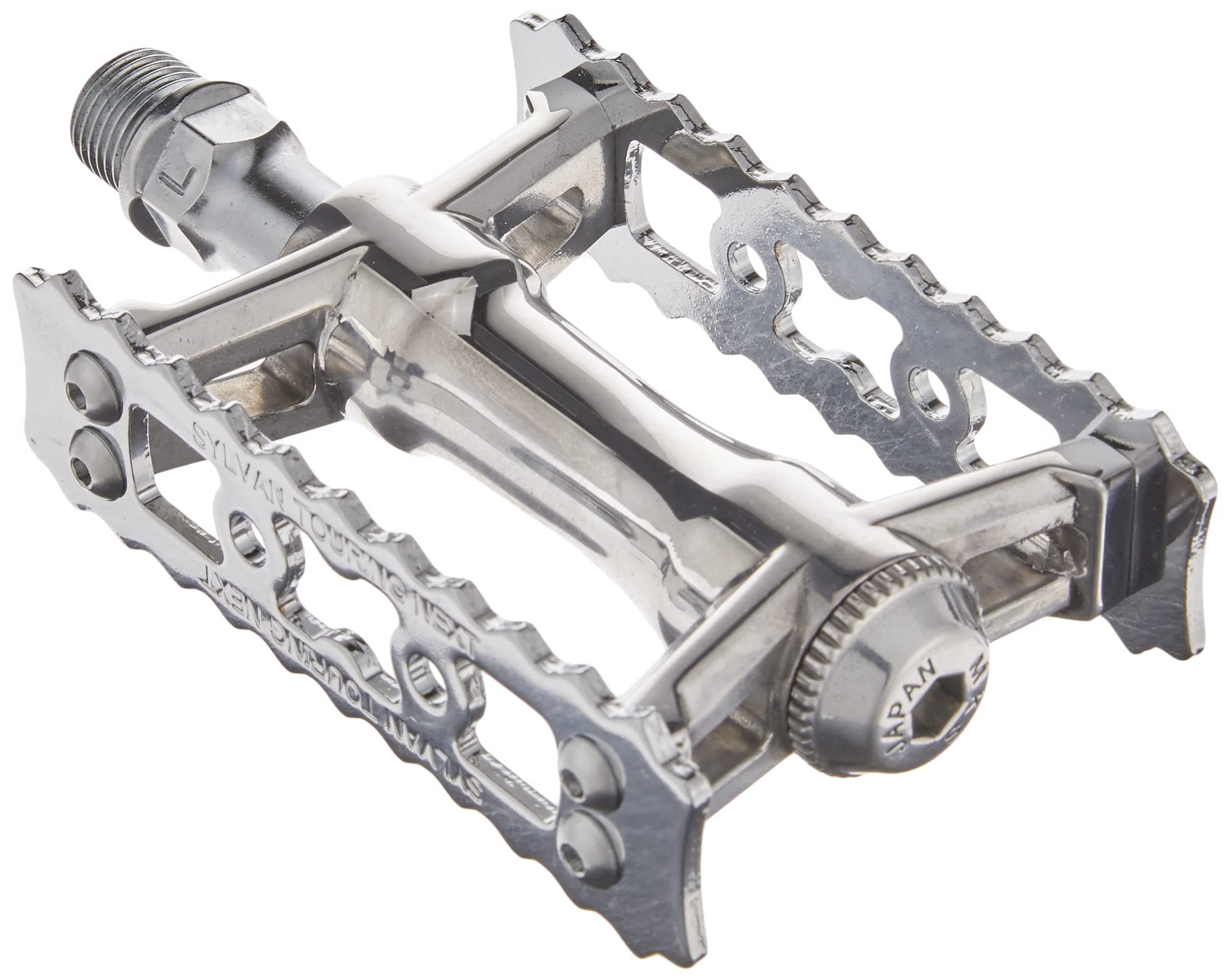 (Mikashima) Silvan Touring Next Pedal, Silver, Left and Right Set