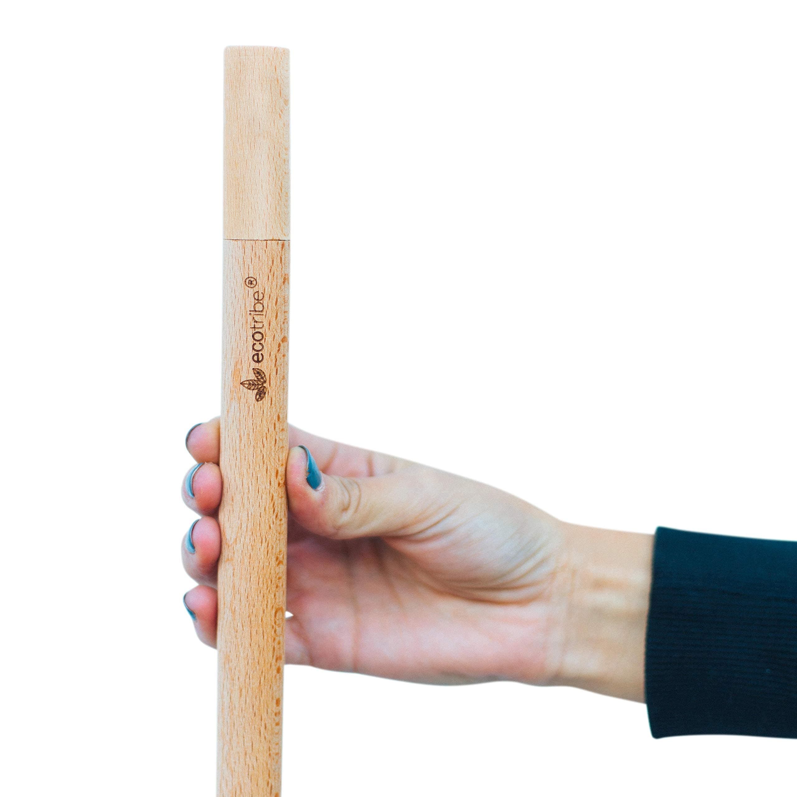 Handcrafted Wooden Straw Case by EcoTribe