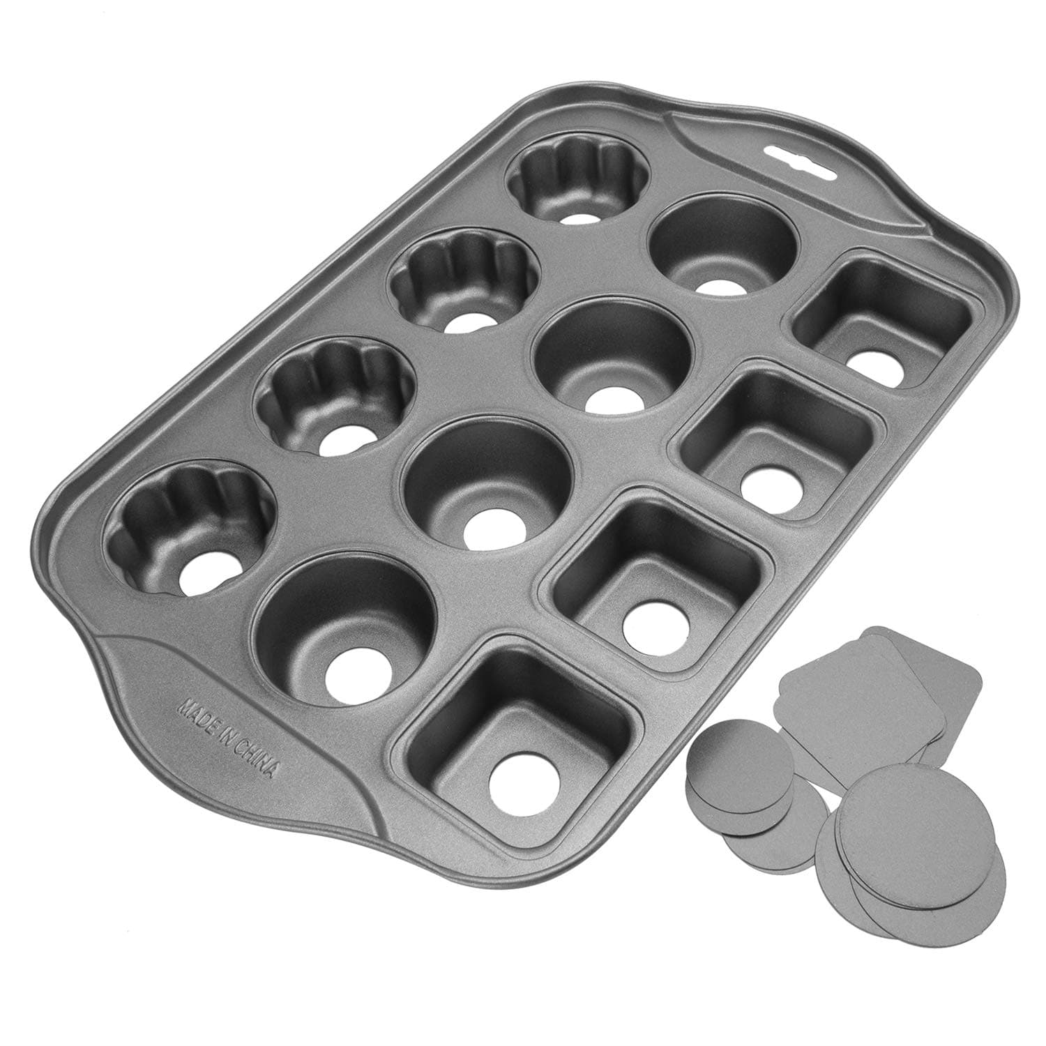 12 Cups Mini Cheesecake Pan, springform Pan,bundt cake pan-Three mixed shapes