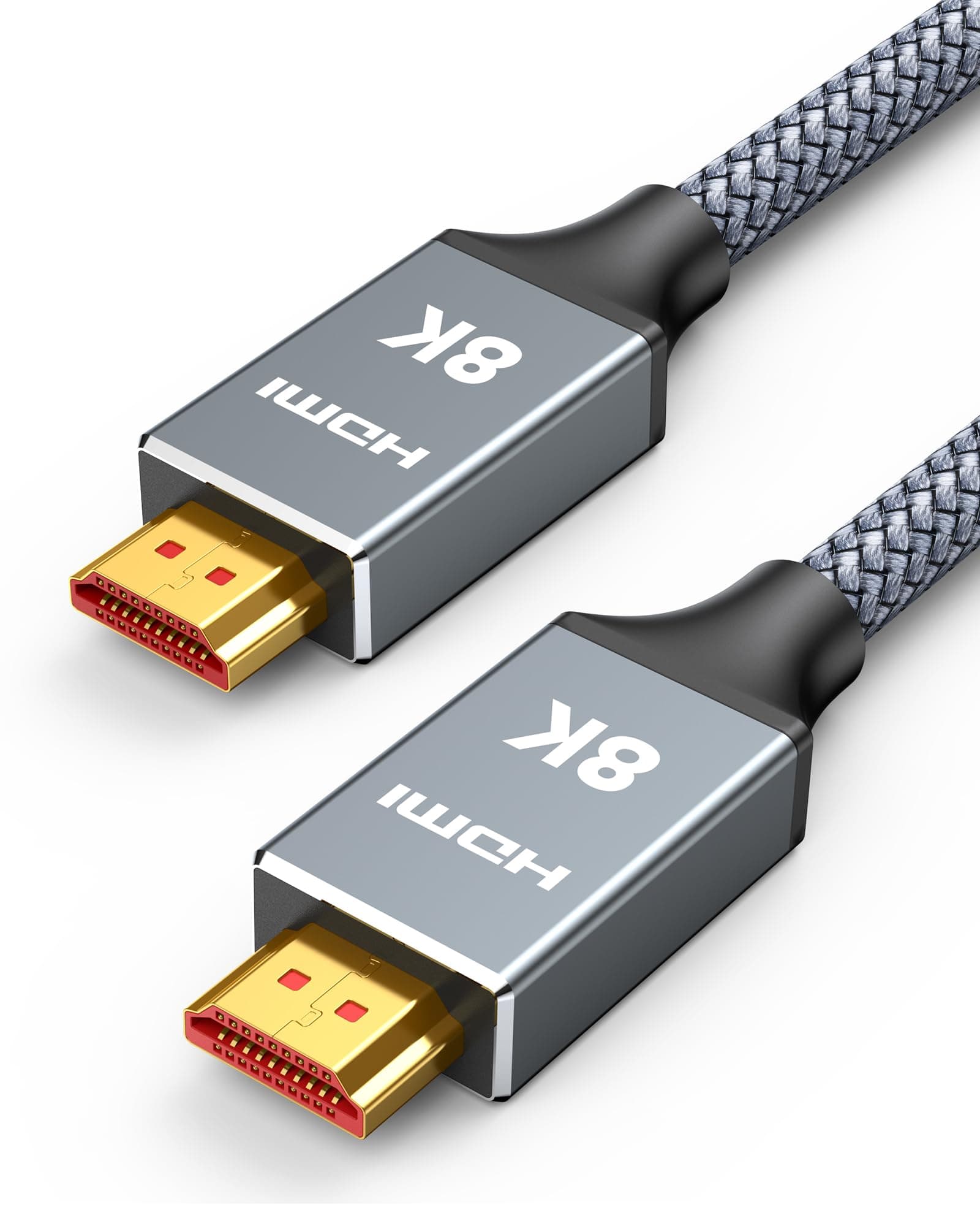 Capshi 4K HDMI Cable, High Speed 18Gbps HDMI 2.0 Cable 4K 3D 2160P 1080P Ethernet - 28AWG Braided HDMI Cord - Audio Return Compatible TV/PC/Blu-Ra Player