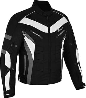 PROFIRSTMotorbike Men’s Riding Jacket Motorcycle Jacket for Men Waterproof Jacket CE Armored Protection