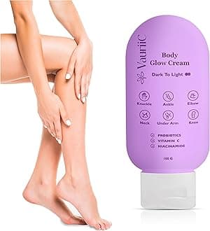 VauriiC Foot Brightening Cream 100 gms Reduce Dark Spots on Ankle, Knuckles, Knees Underarms, Elbows, Neck & Inner Thighs, Improves Skin Tone, Sulphate & Paraben-Free, for Men & Women