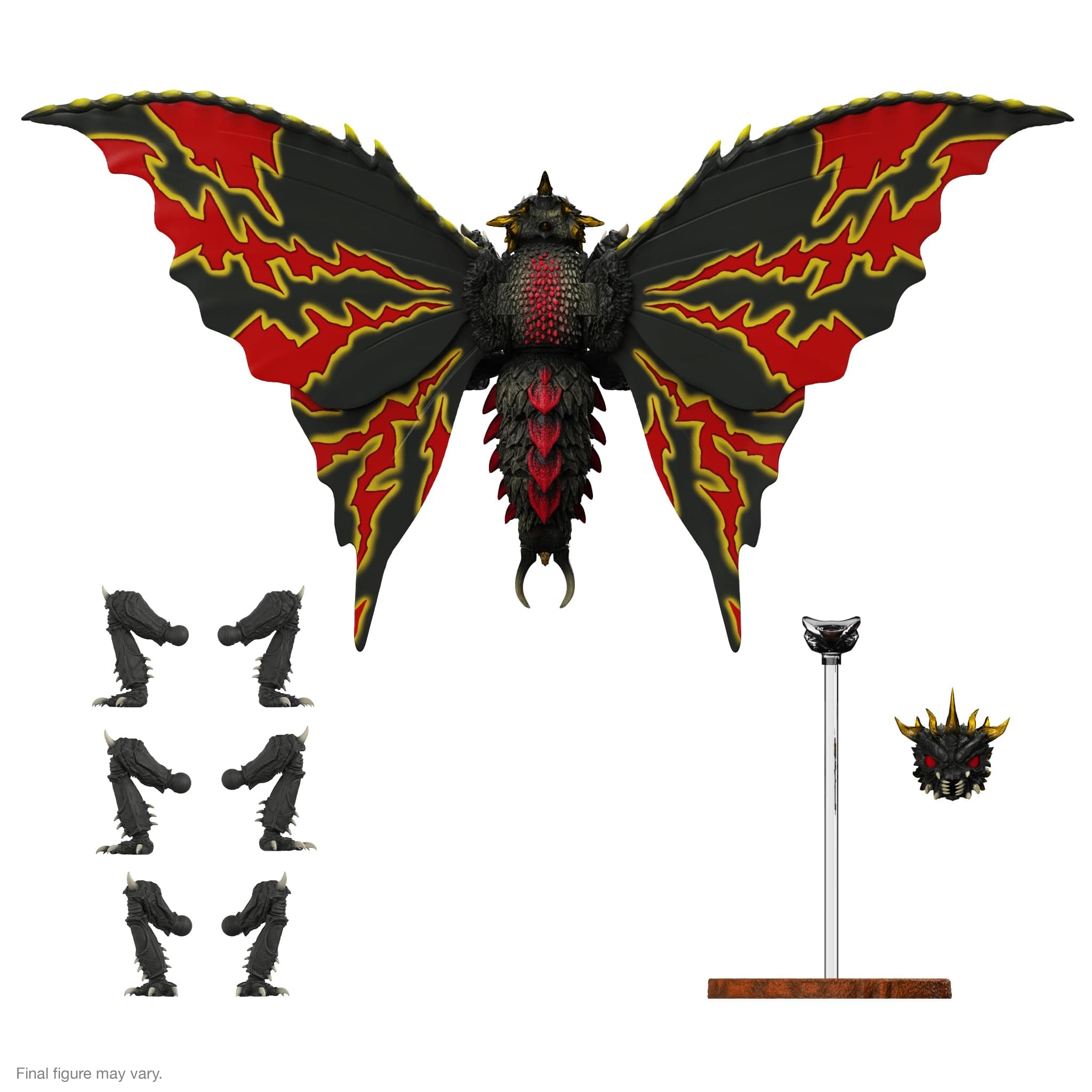 Super7 ULTIMATES! Toho Battra (1992) - 7" Toho Godzilla Action Figure with Accessories - Classic Movie Collectibles and Retro Toys