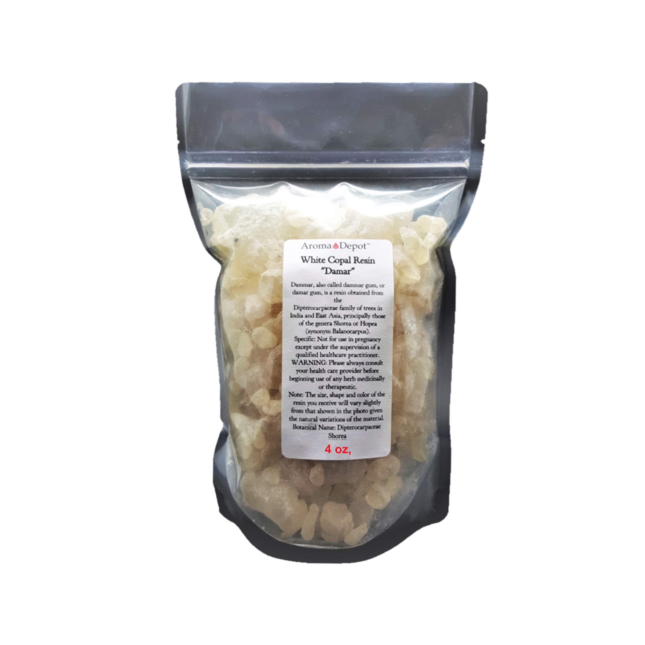 4 oz White Copal Tree Sap Known As Dammar Gum Incense I White Copal Tree Sap Gum Incense