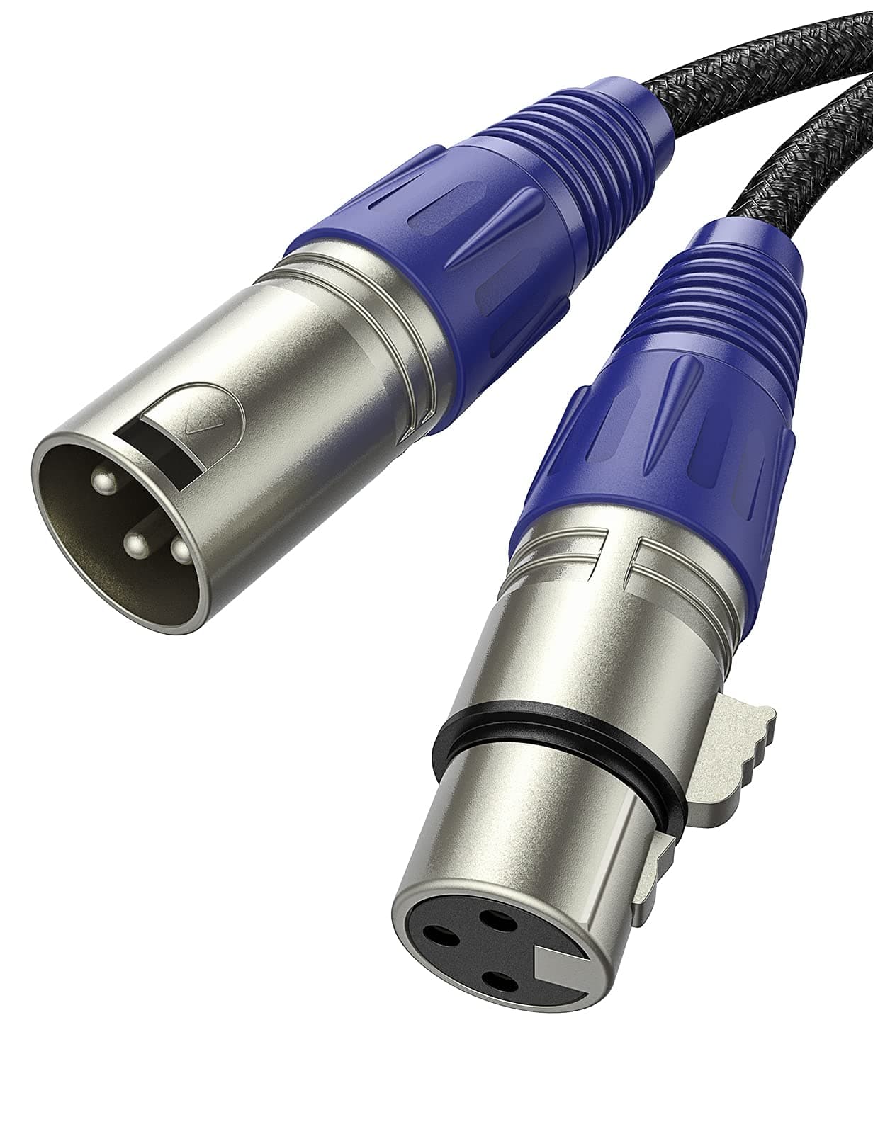 2 Pack XLR Cable 6.6Feet, Oldboytech [2021 Special Edition] 3Pin Balanced XLR Male to Female Microphone Cable, Hi-Fi for Mic, Speaker Systems, Camera, Amplifier, Equalizer, Mixing Console