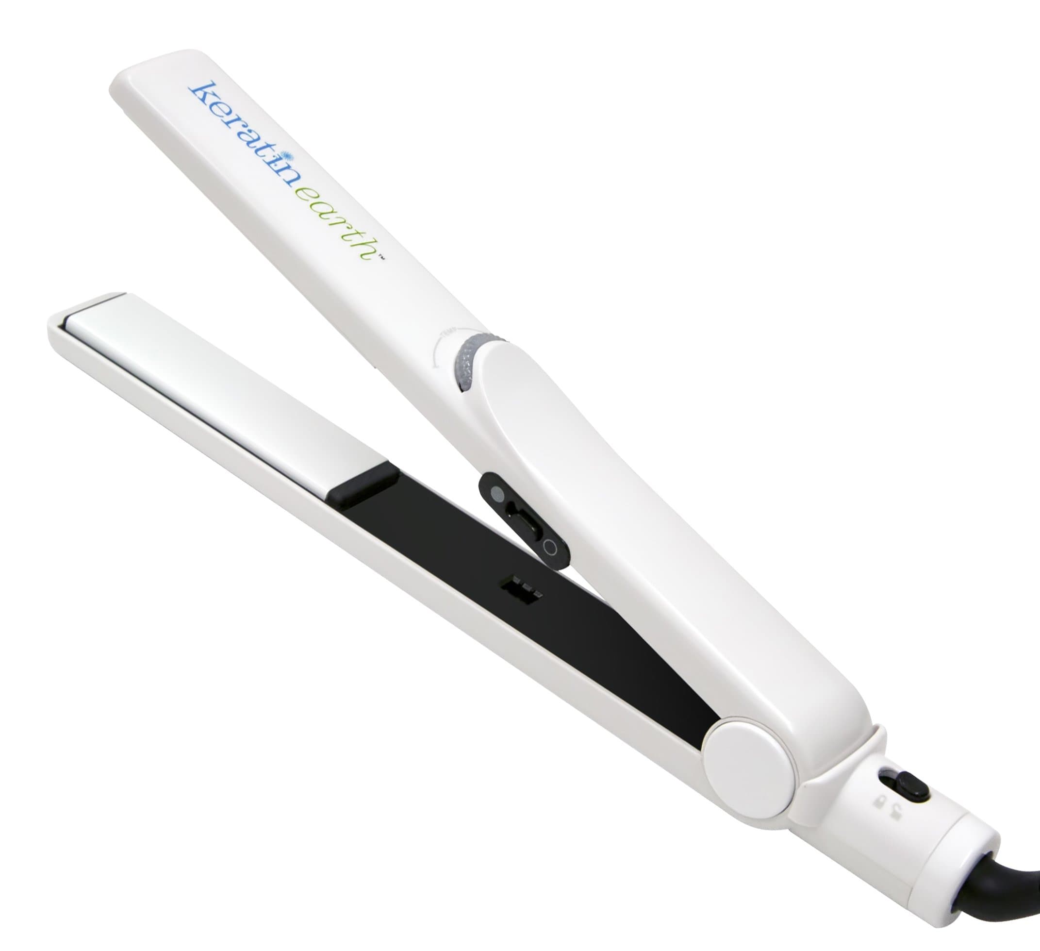 INSTYLER Keratin Earth Flat Iron, White