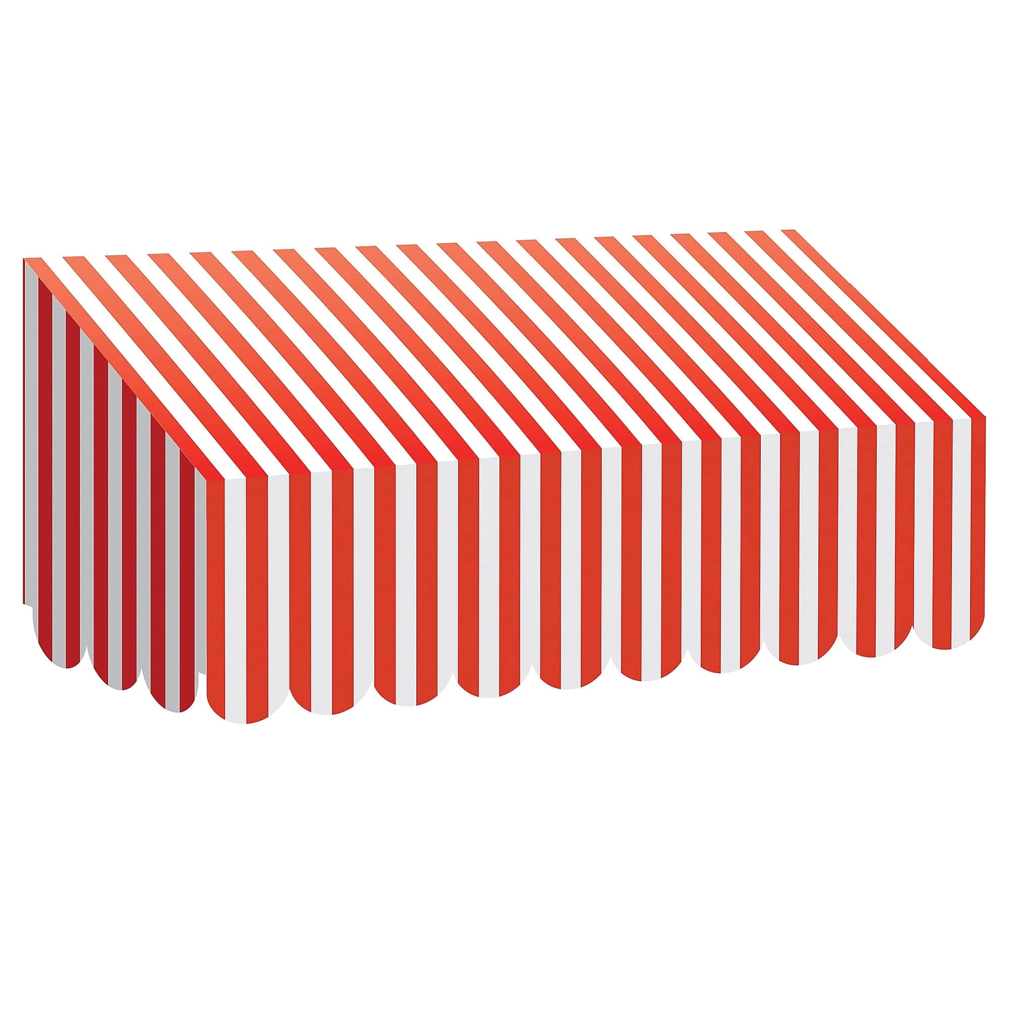 Teacher Created Resources Red and White Stripes Awning (77165)