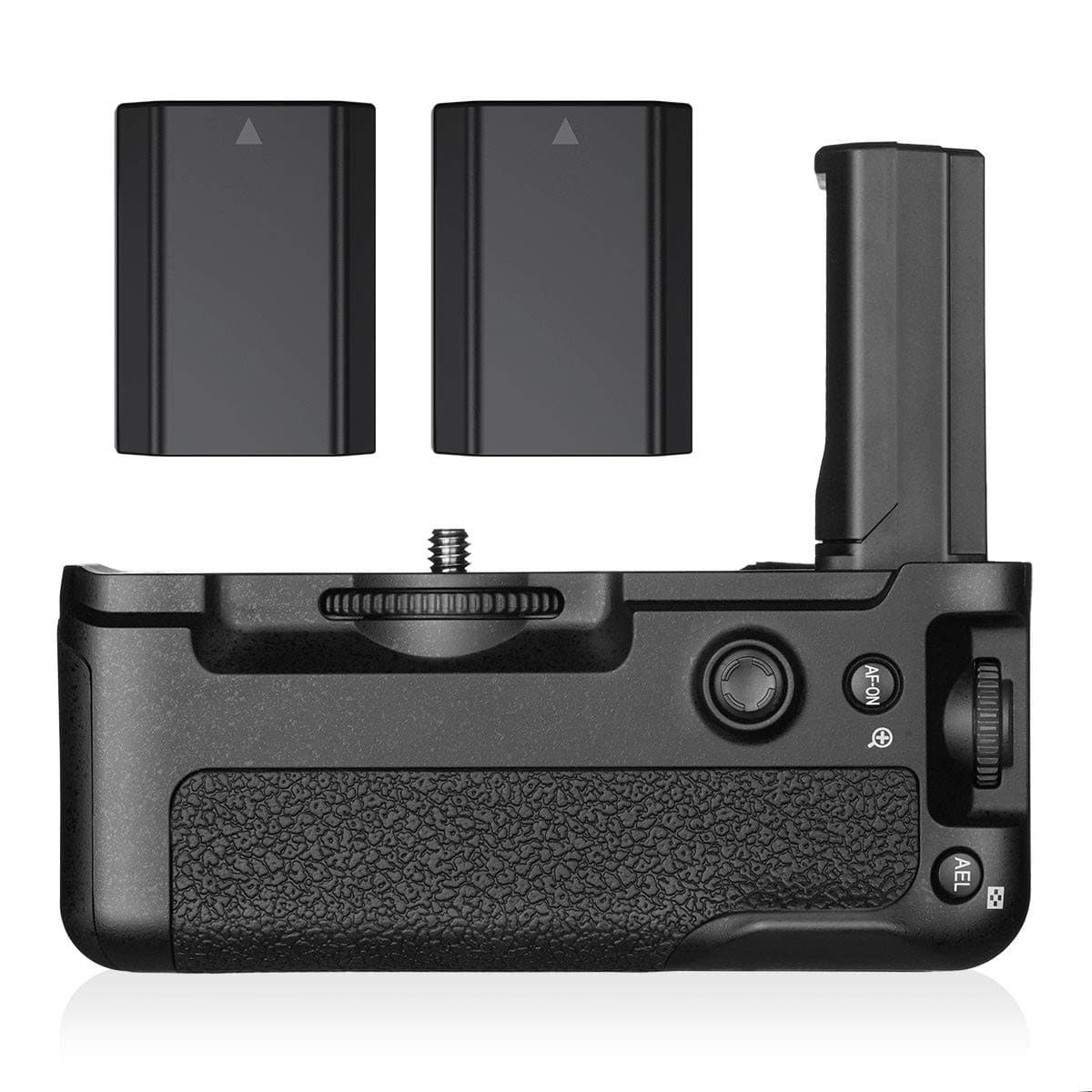 Powerextra VG-C3EM Battery Grip with 2-Pack High Capacity 2500mAh Rechargeable NP-FZ100 Batteries Replacement for A9 A7III A7RIII Digital SLR Camera