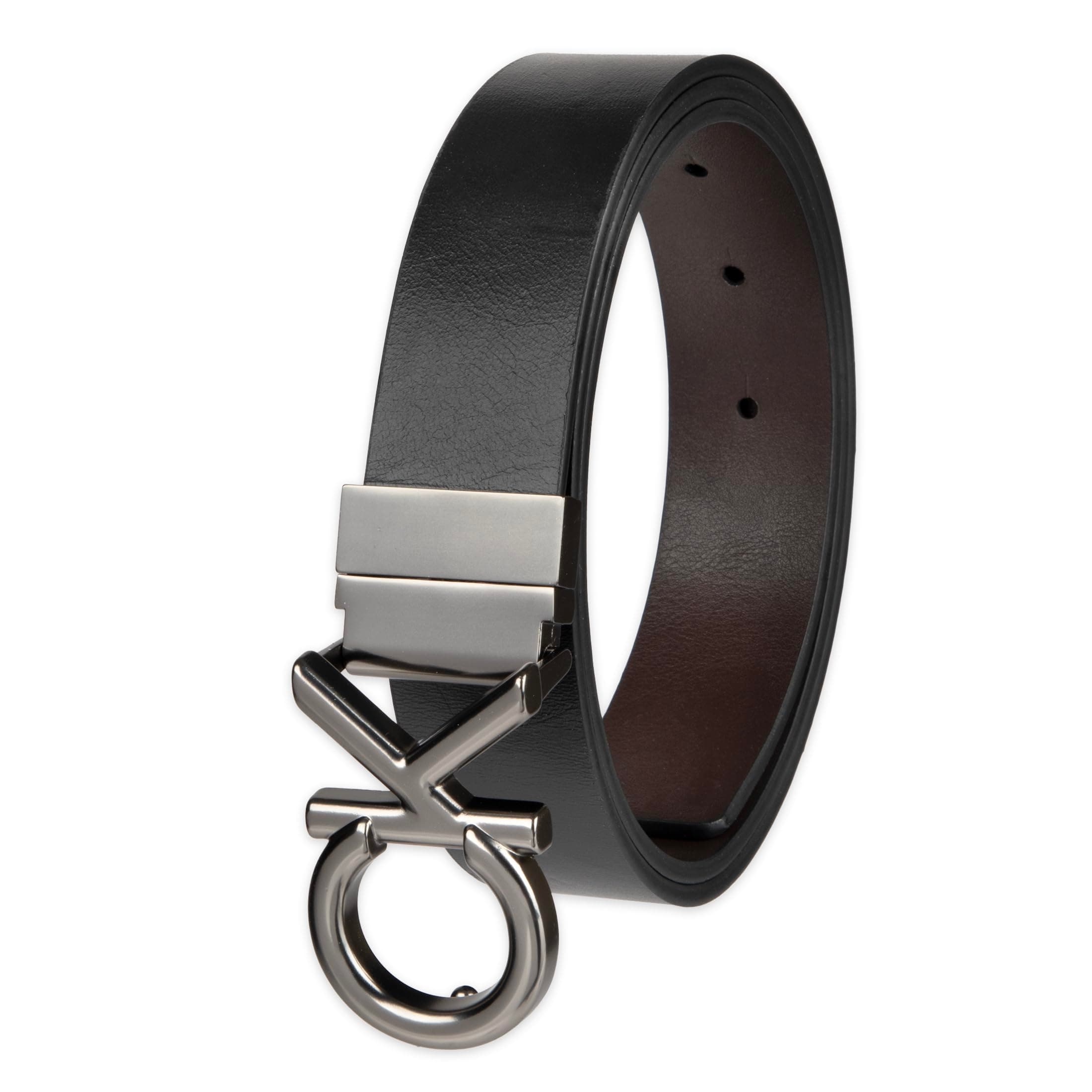Men’s Reversible Leather Belt - 2‑in‑1 Versatile Modern Style
