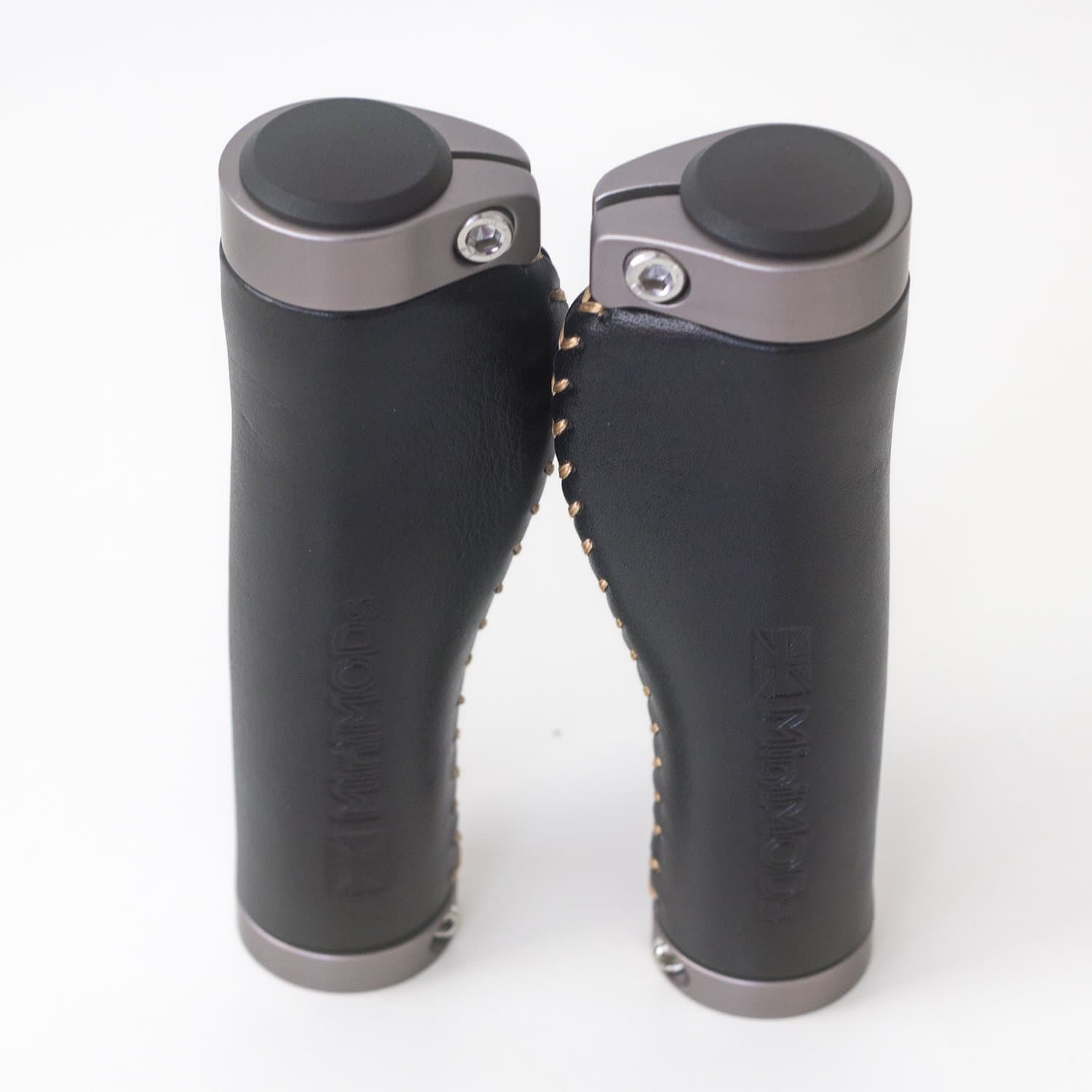 Italian Leather Ergonomic Grips BLACK