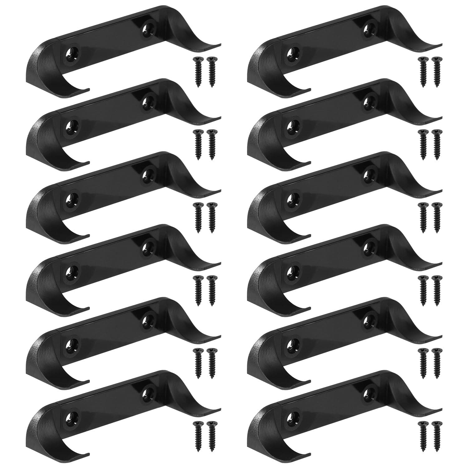 12pcs Car Display Holder Wall Mount Bracket, Toy Car Display Shelves Case Stand Sturdy Vertical Wall Mount with Screws for Car Enthusiasts Compatible with Speed Champion Series
