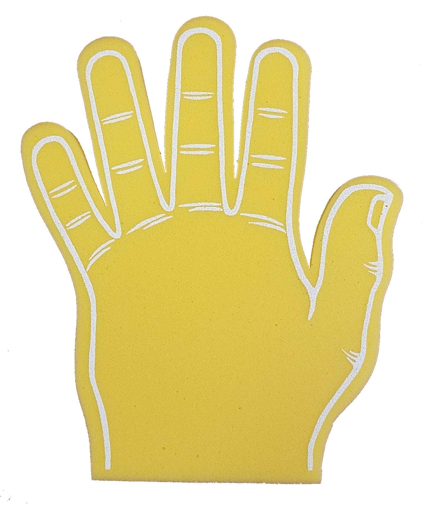 Hi-5 Giant Foam Hand, Yellow