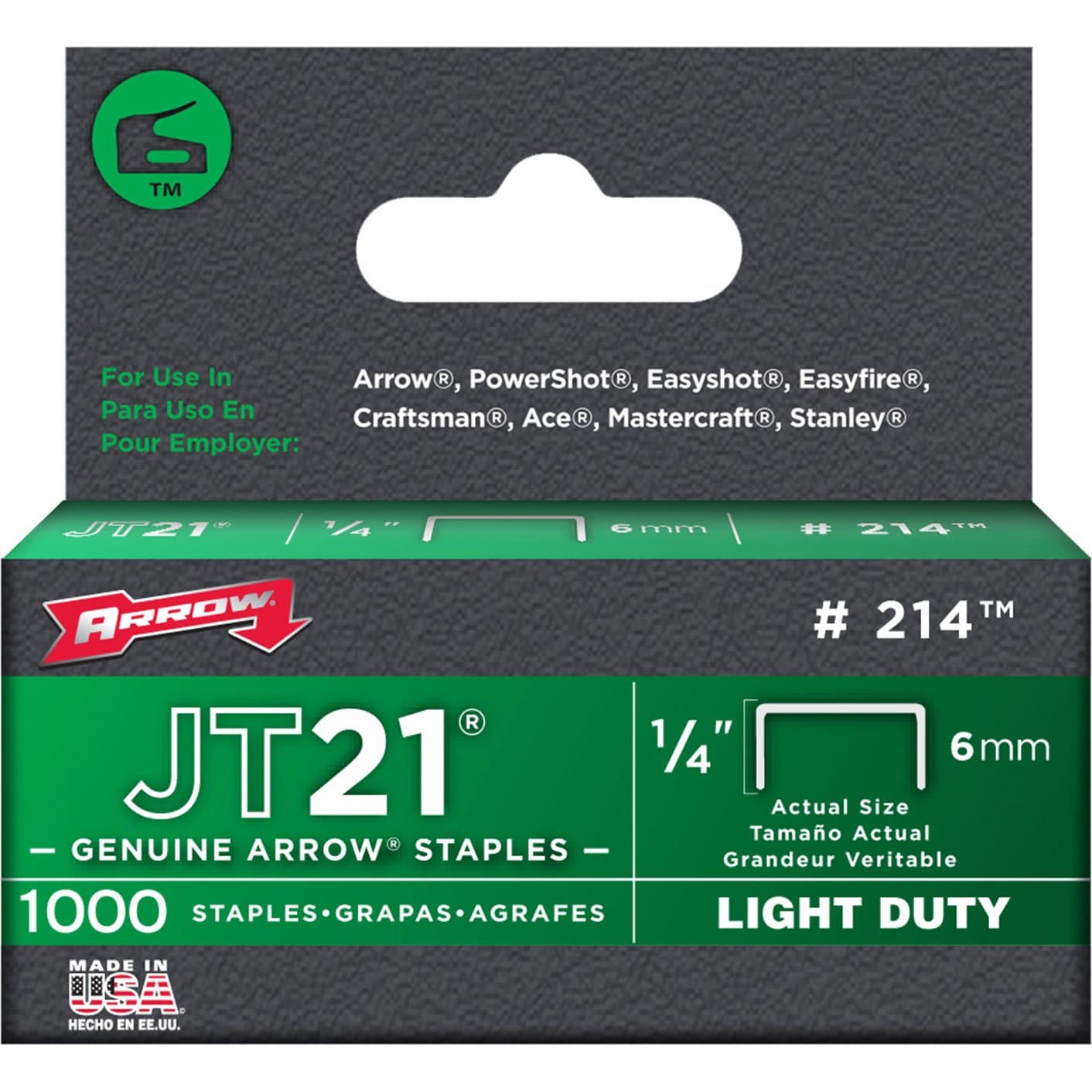 (Multi Pack) Arrow 276 Staples 10mm / 3/8" to fit JT21 & 21C [Pack of 3000] - Min 3yr Warranty