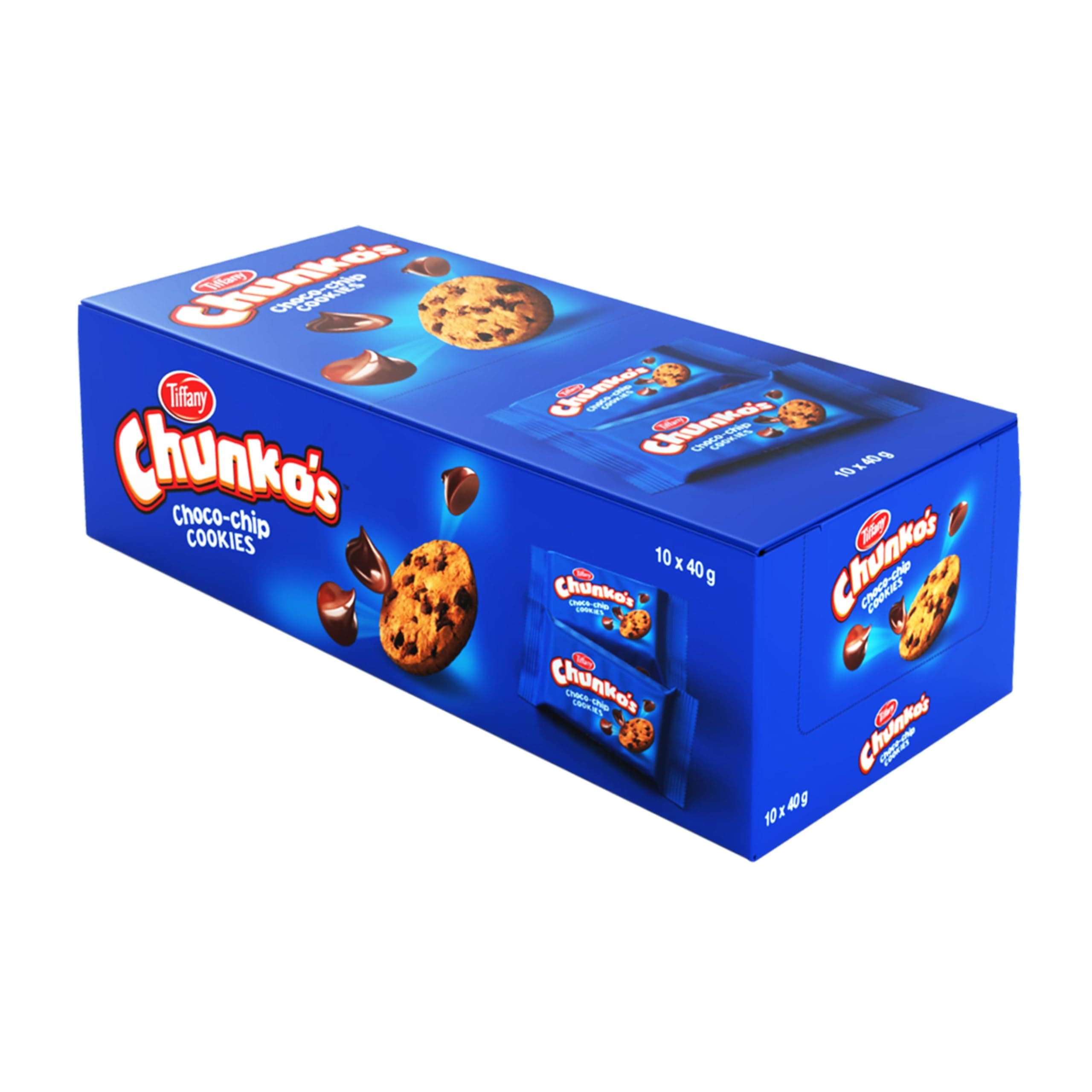 Tiffany Chunko's Bite-sized Chocolate Chip Cookies, 10x40g