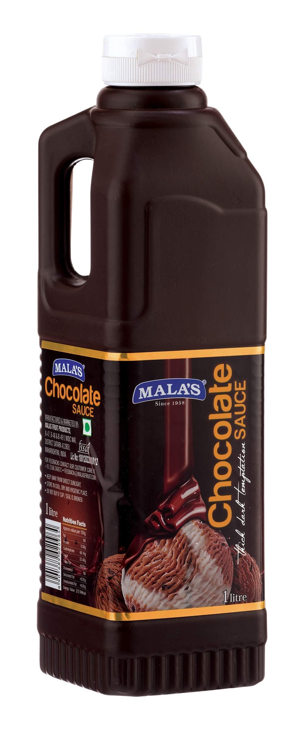 Mala's Chocolate Sauce 1 Liter