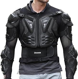 Motorcycle Protective Jacket Motocross Body Armour Motorbike Body Guard ATV Cycling Spine Protector Racing Clothing Protection Gear Enduro Sports Armour Motorcycle Jacket for MTB,Dirt Bike