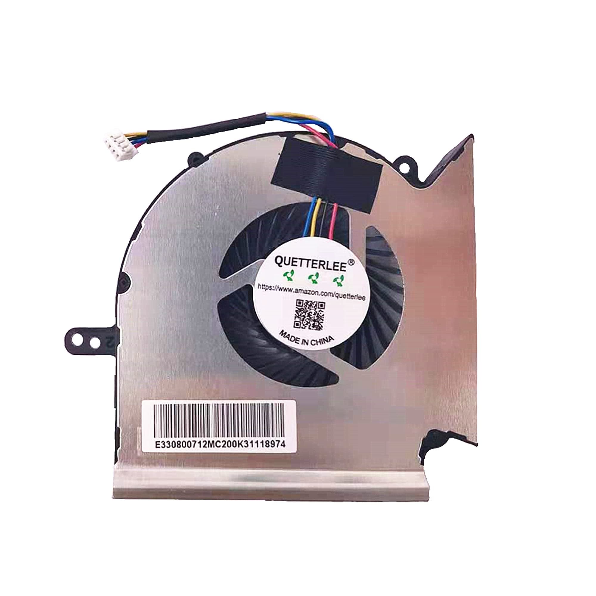 Replacement CPU Cooling Fan Compatible MSI GE63VR GE63VR-7RE GE63VR-7RF GE73VR GE73VR-7RE GE73VR-7RF MS-16P1 MS-17C1 PAAD06015SL N383 Fan
