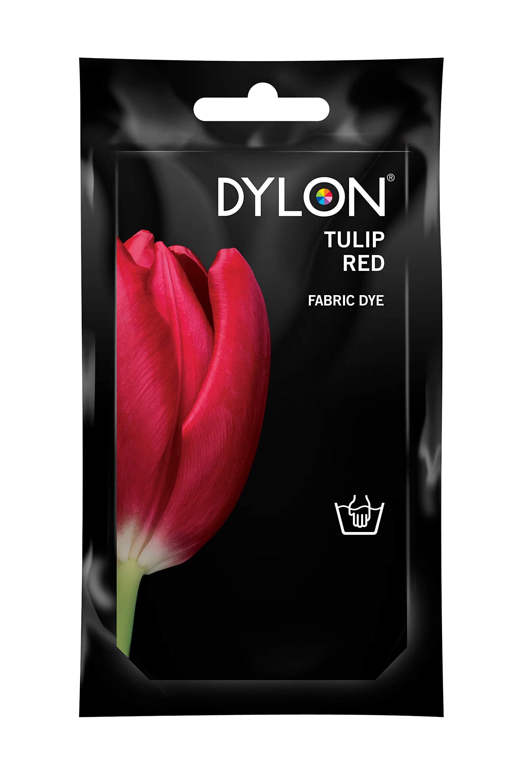 Hand Dye, Fabric Dye Sachet for Clothes & Soft Furnishings, 50g - Tulip Red