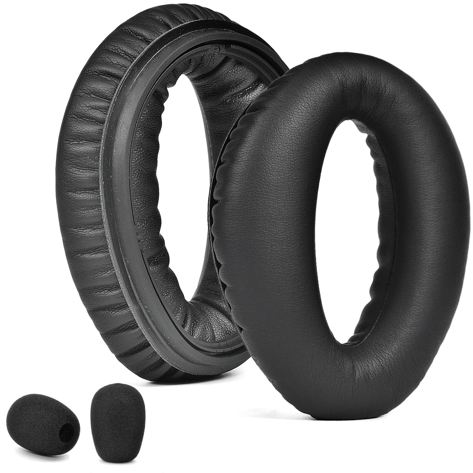 Mod Kit Ear Pads and Mic Foam - Replacement Ear Cushion Cover Compatible with Lightspeed Zulu,Sierra, Zulu.2, Zulu.3, Zulu PFX Aviation Headset,High-Density Noise Cancelling Foam