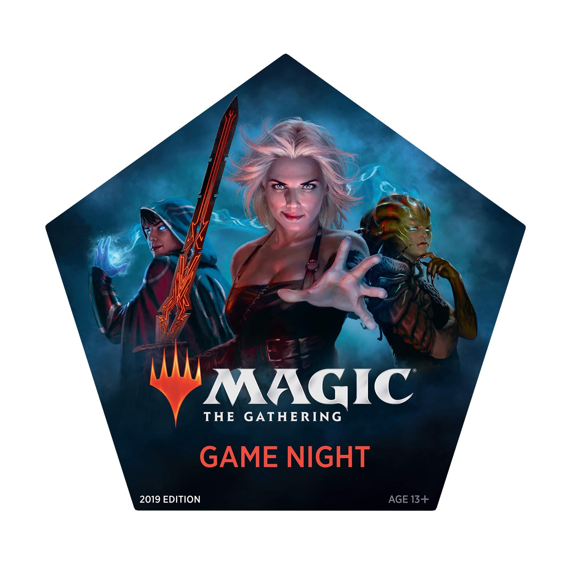 Magic The Gathering : Game Night 2019 | Card Game For 2–5 Players | 5 Decks | 5 Dice | Accessories