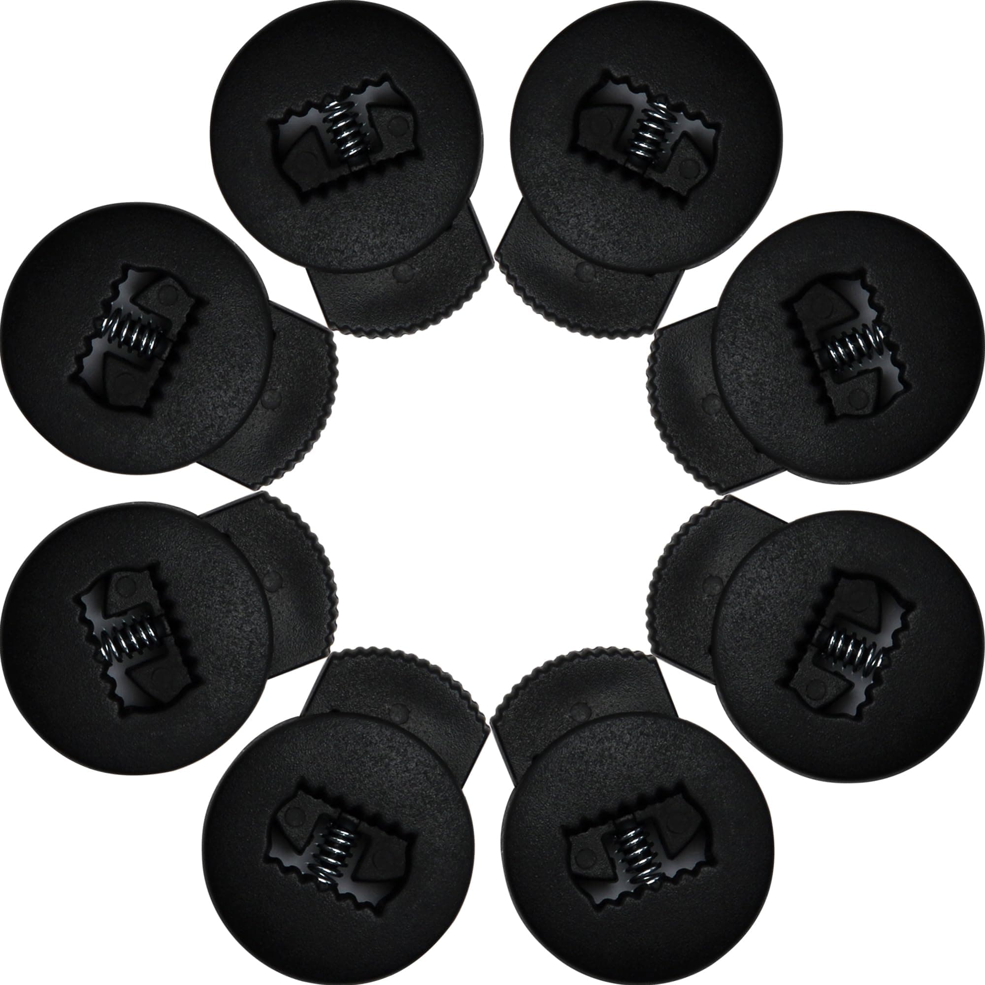 Glove Locks, Lace Locks for Baseball Glove 8 Pack, Never Need Thying Knots Again, Strong Elasticity, Made Plastic and Springs, Fits All Gloves, Baseball Gloves Accessories