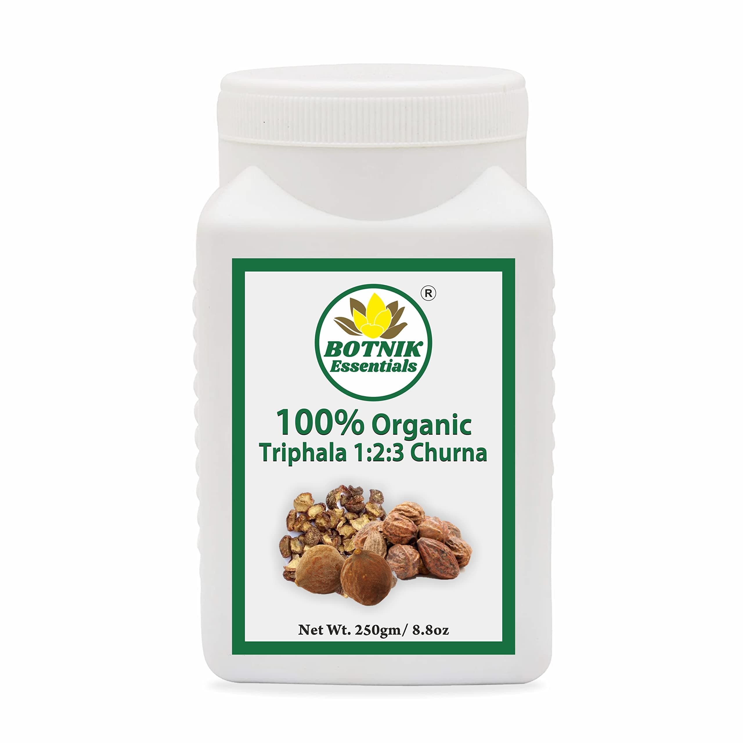 100% Organic Triphala 1:2:3 Churna-250gm