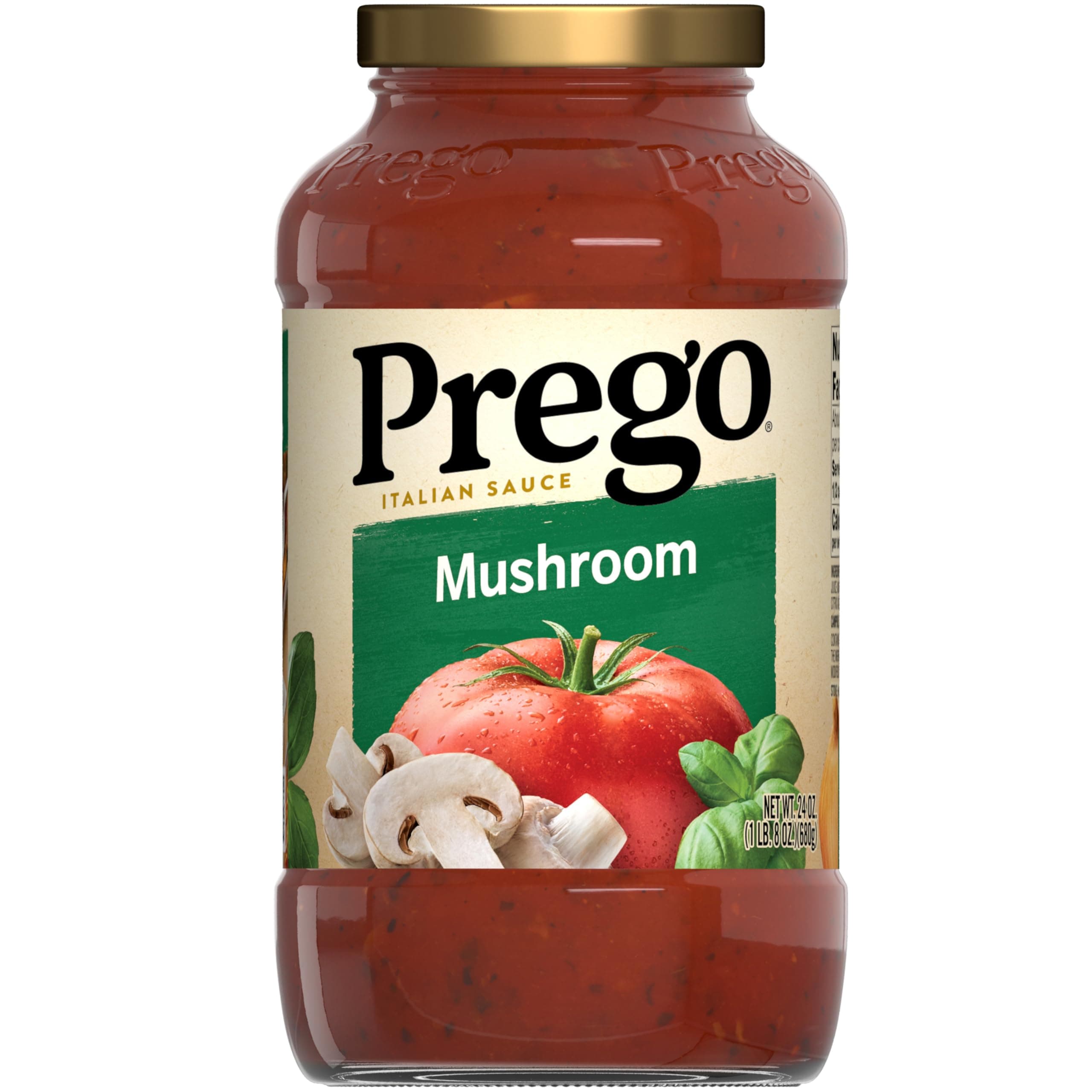 Prego Mushroom Pasta Sauce, 24 oz Jar