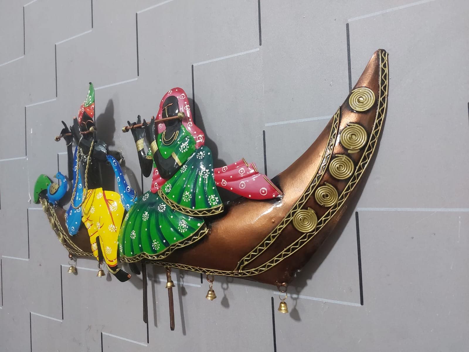 DAC DECO ART CRAFTS Radha Krishna Decorative Wall Art Craft for Home decoration, Living Room, Bedroom, Hotel, Restaurant, office, Wall Décor