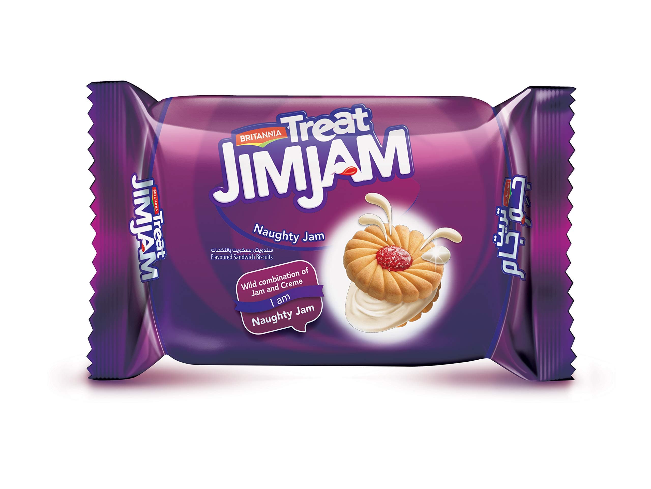 Britannia Jim Jam Cream Biscuits 138g