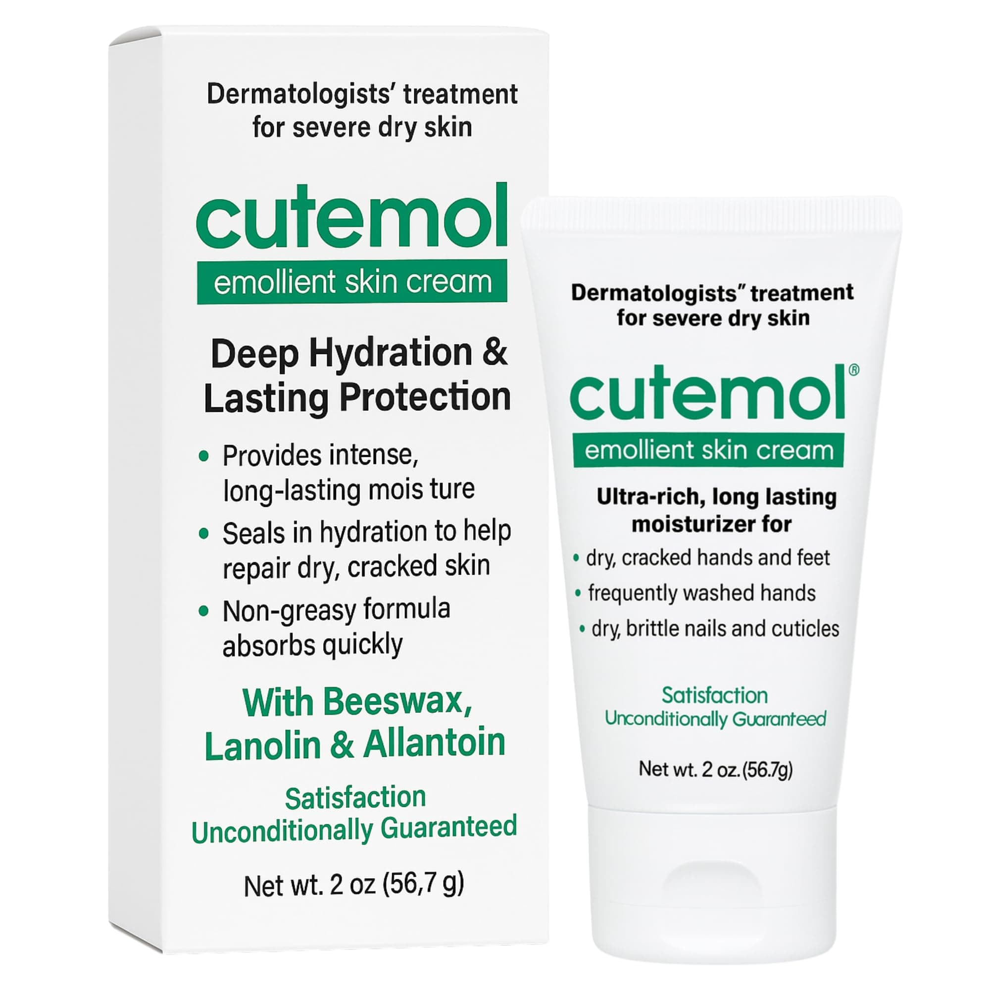 Cutemol Emollient Cream, 2-Ounce
