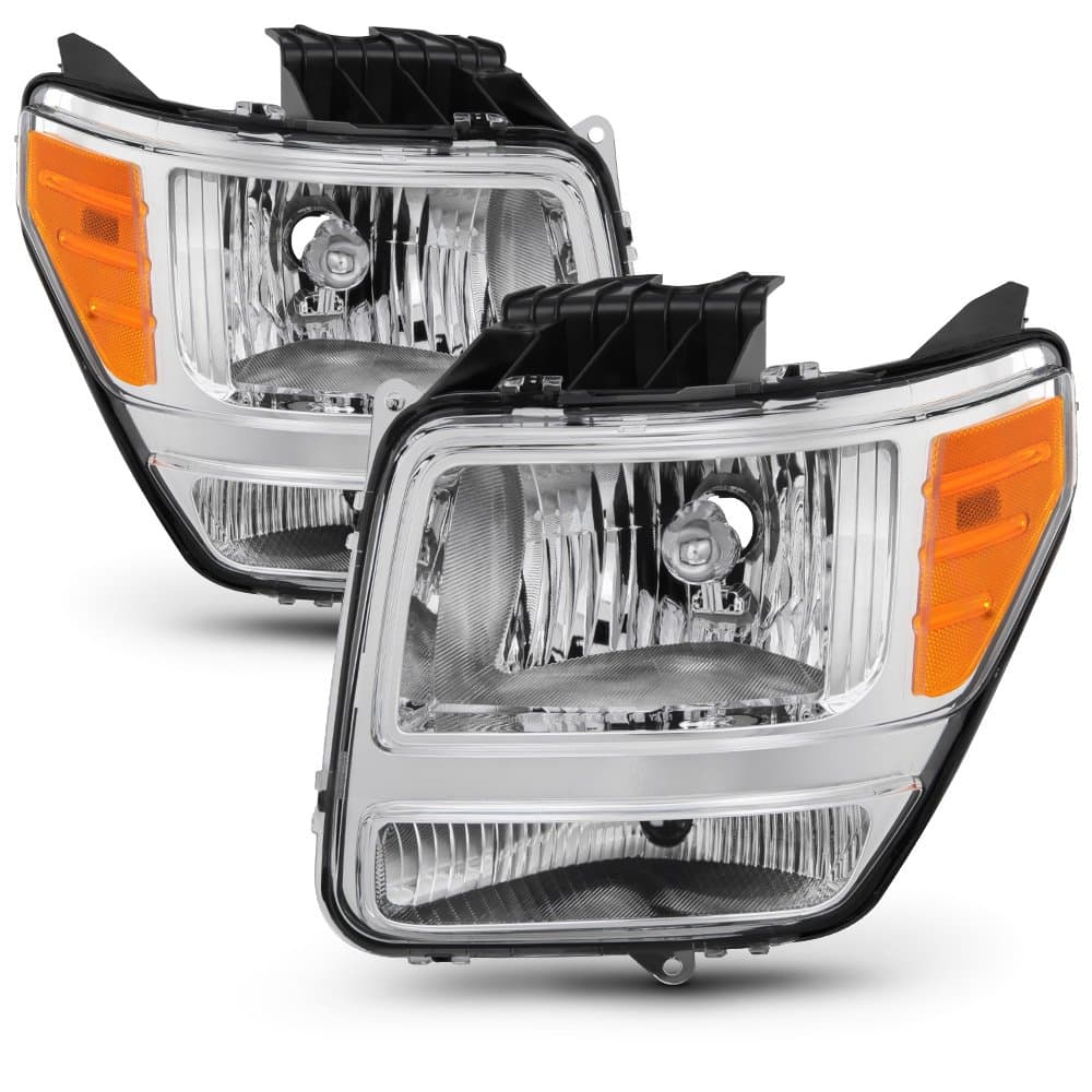 ACANII - For 2007 2008 2009 2010 2011 Dodge Nitro Headlights Headlamps Replacement Driver + Passenger Side