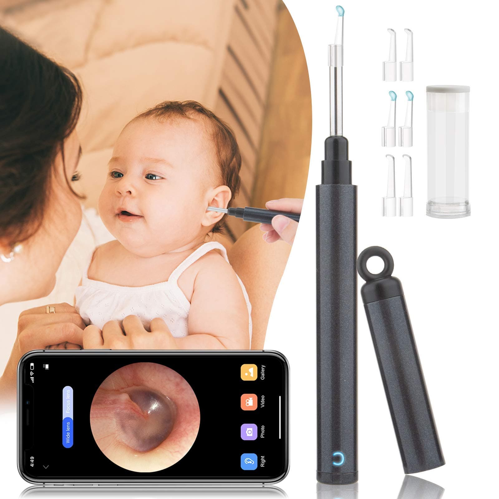 Freedom No Pull Dog Harness with Handle, Reflective Vest Harness Escape Proof for Running, Walking and Training, Easy Walk for Dogs Chest Girth 19.7-25.6 inches, Black