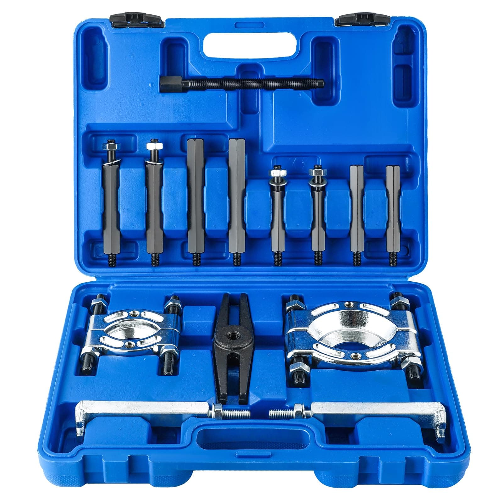 Heavy Duty 5-Ton Bearing Puller Set | 14PCS Wheel Hub Axle Puller Kit, 2" and 3" Splitters Gear Removal Tool, Bearing Separator Puller Kit for Automotive Repair