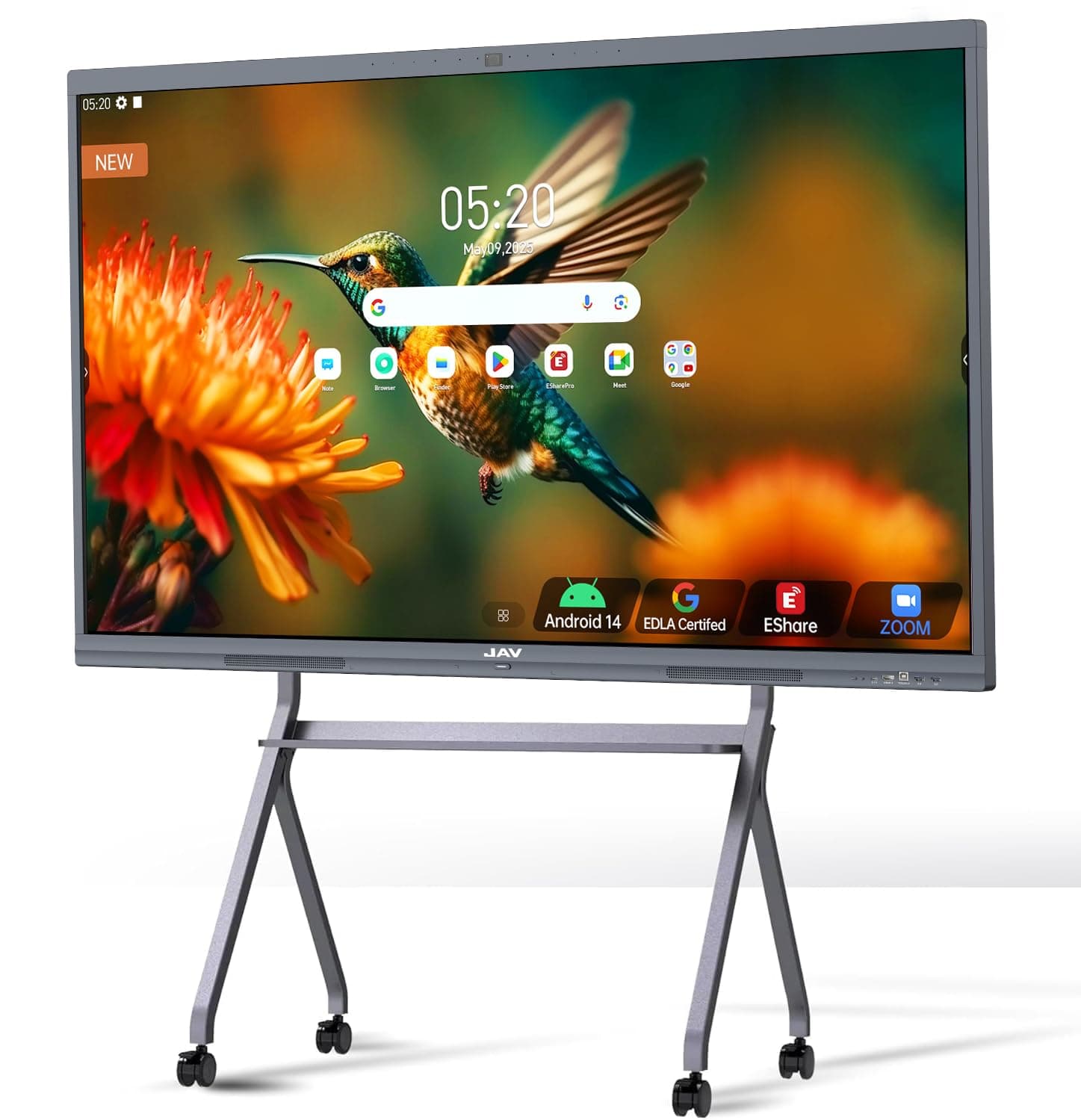 JAV Smart Board 55" Smartboard Interactive Whiteboard for Office, Digital Interactive White Board Electronic Smartboards for Classroom (Wall Mount Included)