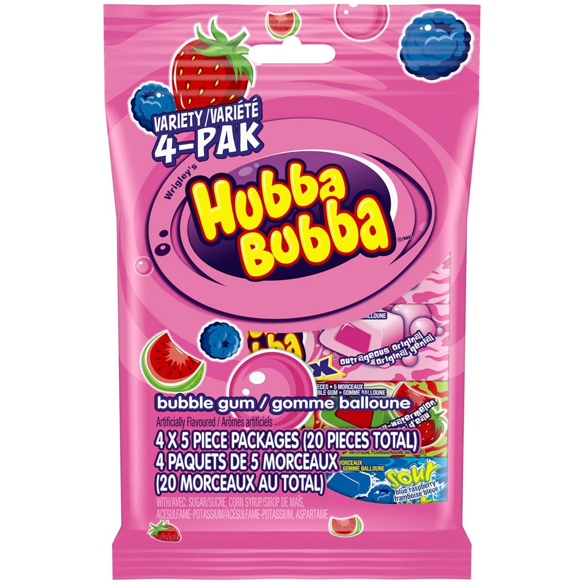 Bubblegum, Variety 4 PAK, {Imported from Canada}