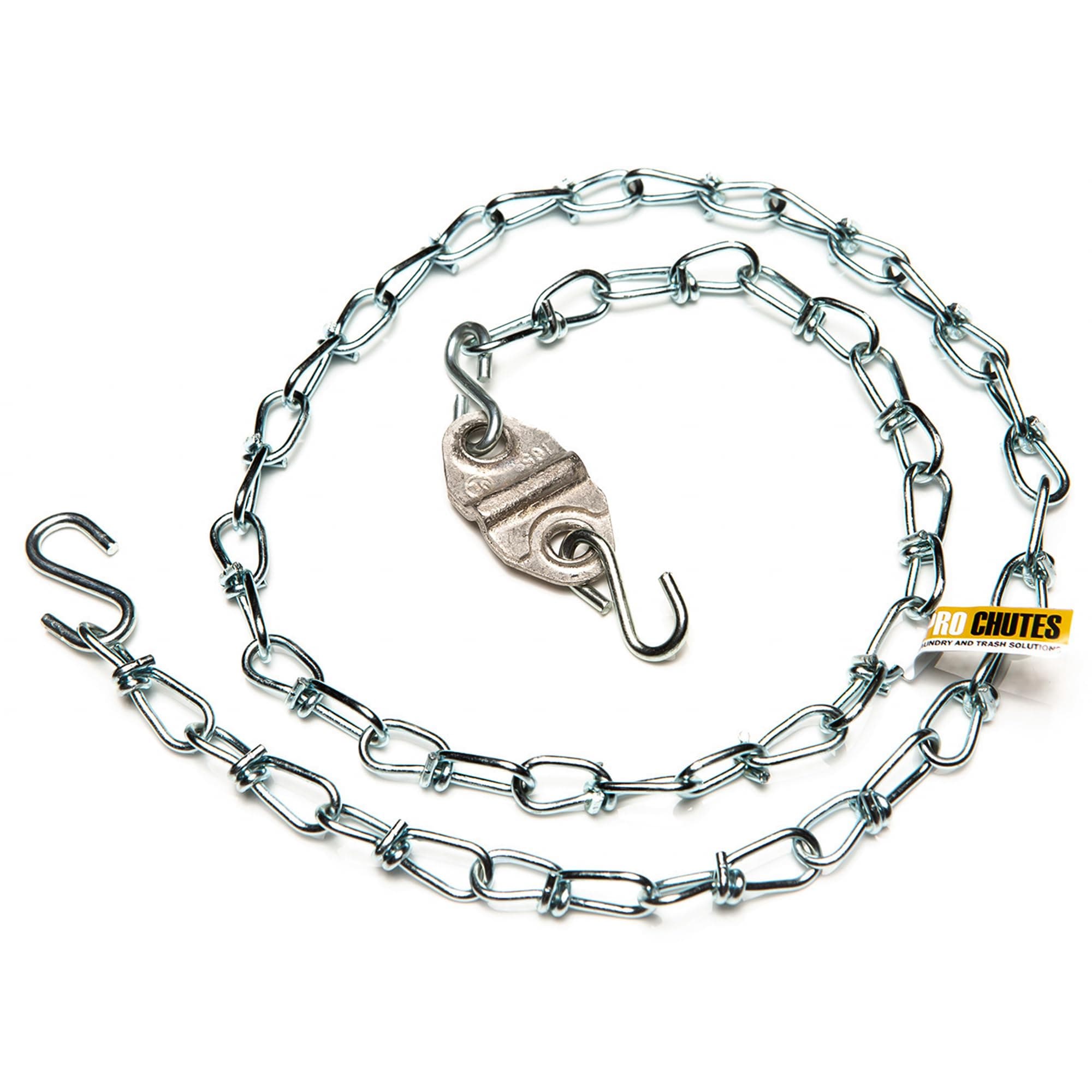 Trash Chute Fusible Link Kit 165° Part - Universal Replacement Hardware For Laundry Discharge Doors & Fire Damper - Vertical & Horizontal - NFPA Compliant UL Listed - Adjustable 30" Chain