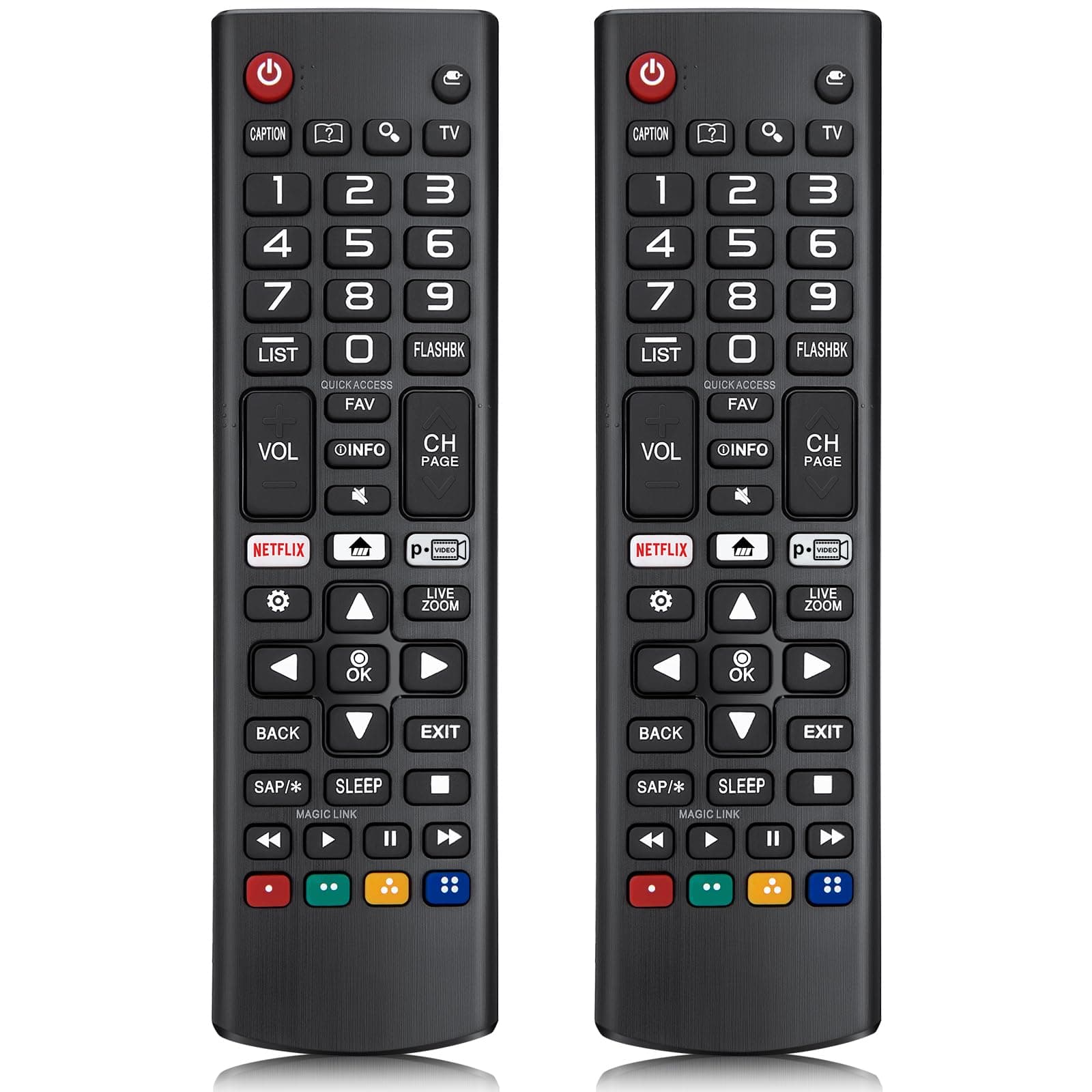 【Pack of 2】 for LG Smart TV Remote Control Replacement，Universal for All LG Smart TVs