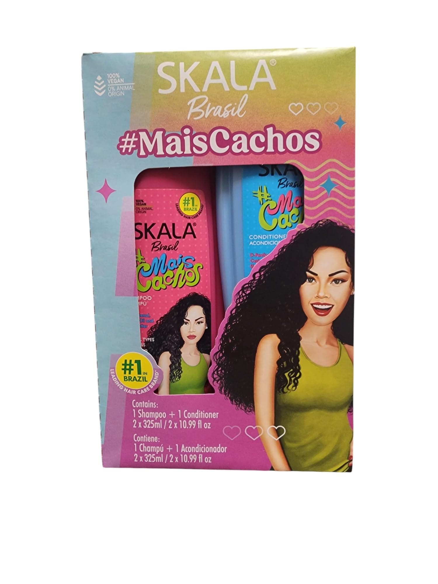 Expert Mais Cachos Shampoo and Conditioner, 325ml Kit