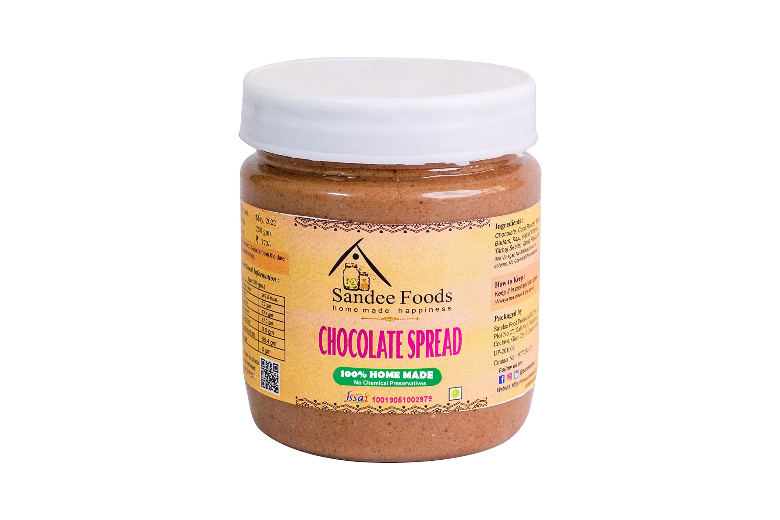 Sandee Foods Chocolate Spread (400 Gm)