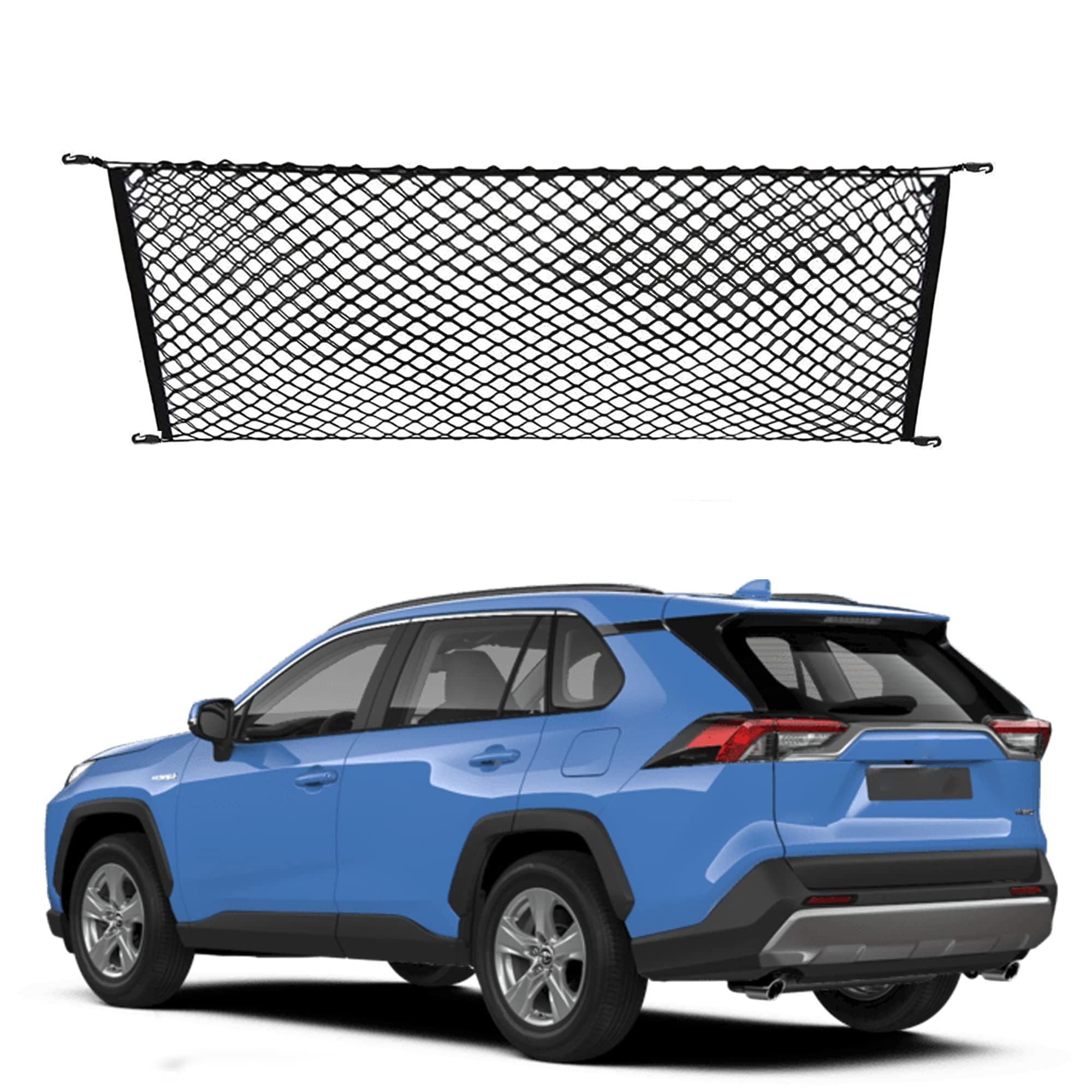 Trunk Cargo Net Compatible with 2019 2020 2021 2022 Rav4 Interior