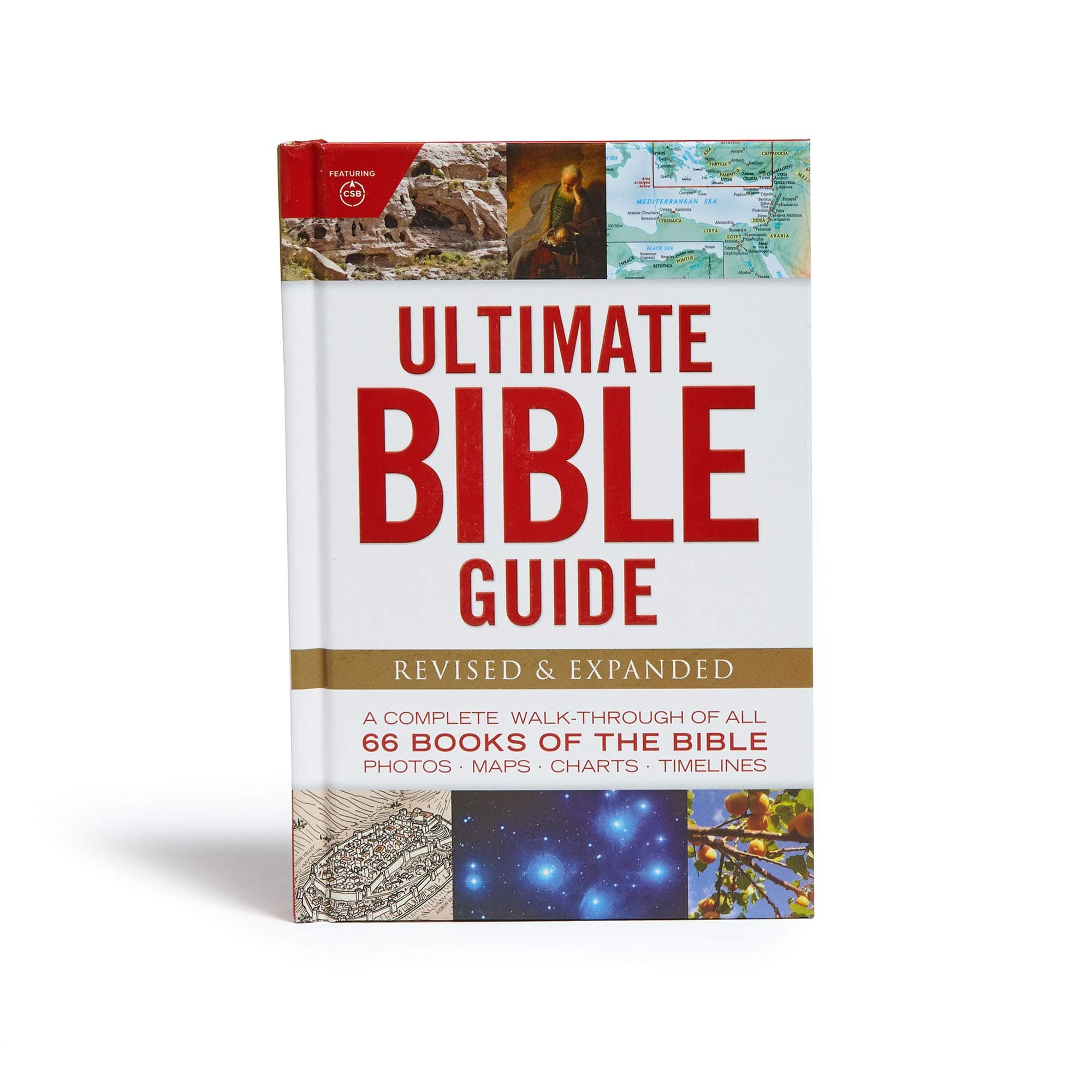 Ultimate Bible Guide: A Complete Walk-through of All 66 Books of the Bible: Photos Maps Charts Timelines (Ultimate Guide) Hardcover – May 15, 2018