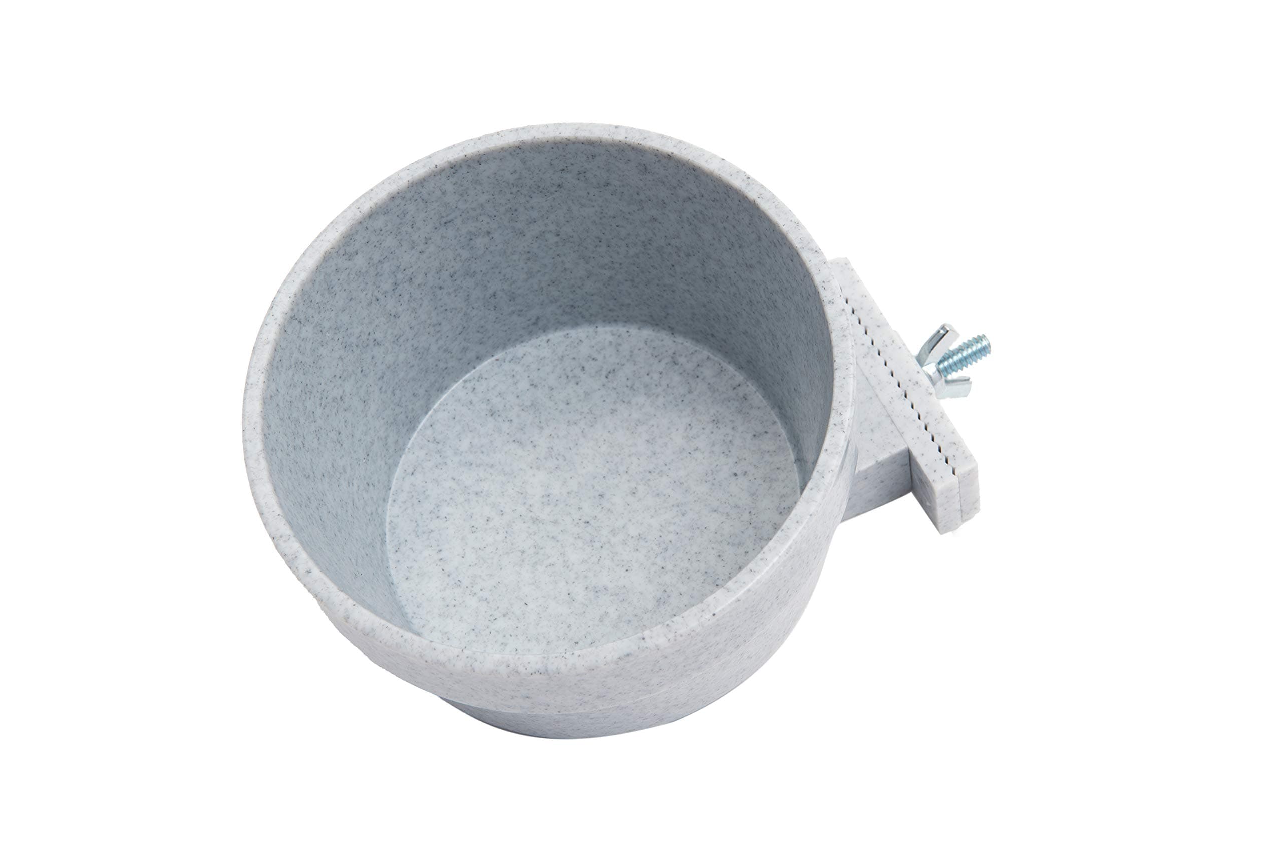 LixitQuick Lock Dog Cage Bowls (20oz, Granite)