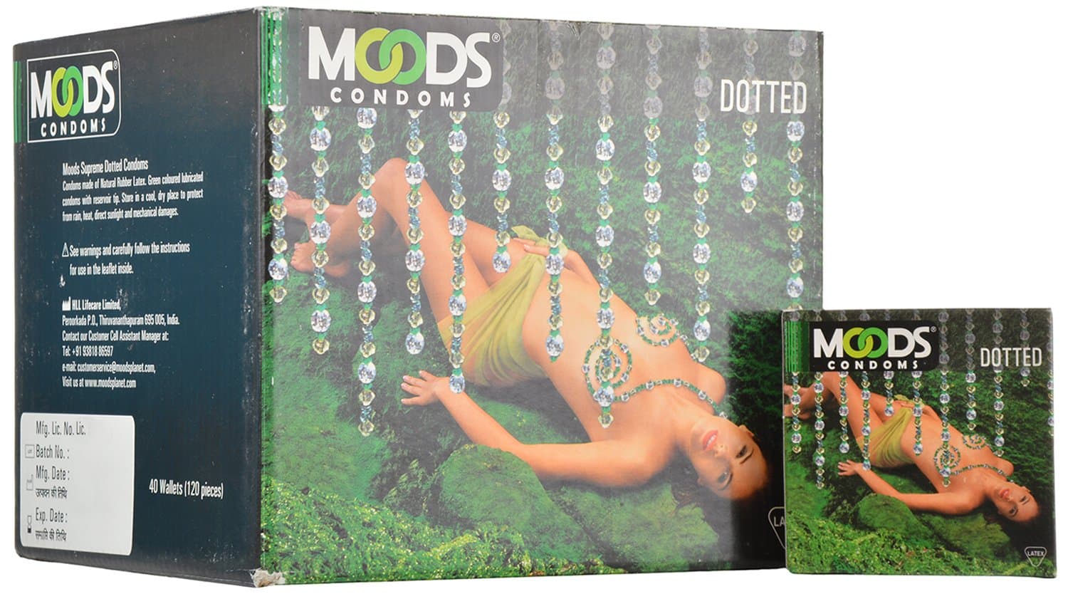 Moods Dotted Condoms (Pack of 120)