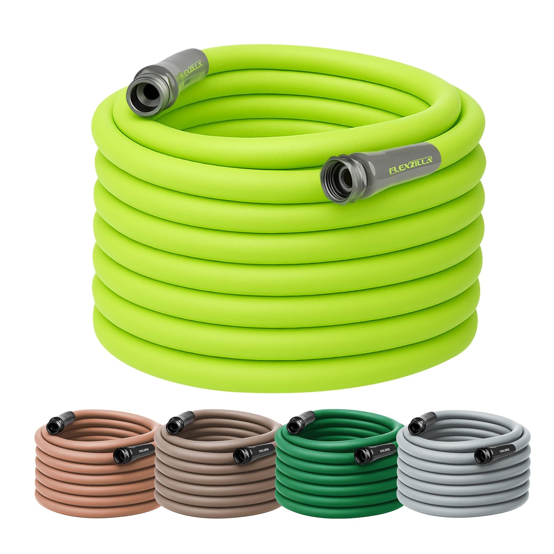 Flexzilla Garden Hose 5/8 in. x 100 ft., Lightweight All-Weather Water Hose, Durable and Flexible, Leak-Free Connections