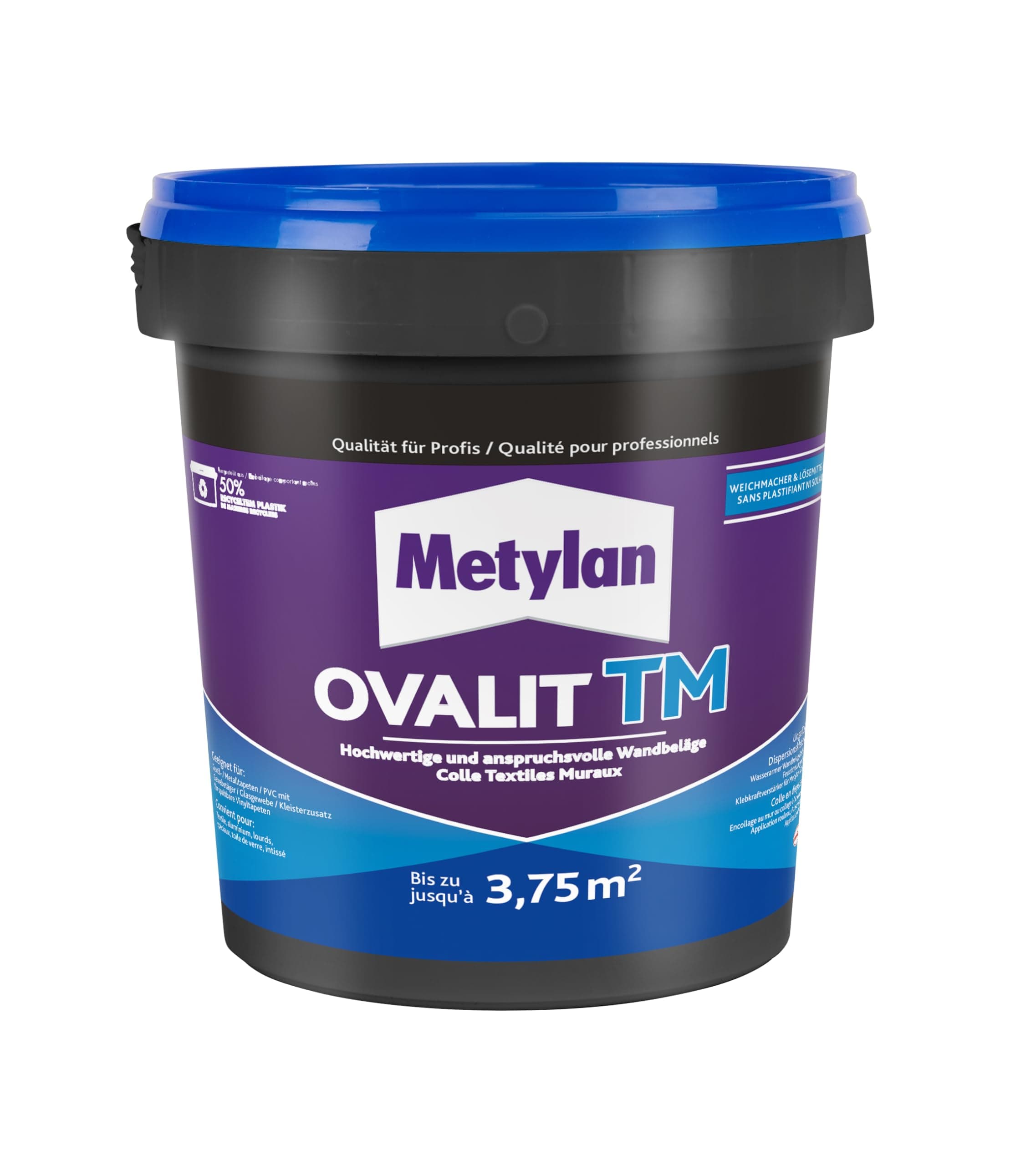 44568 "Ovalit TM" Wall Covering Adhesives/Paste Additive, White, 750 g