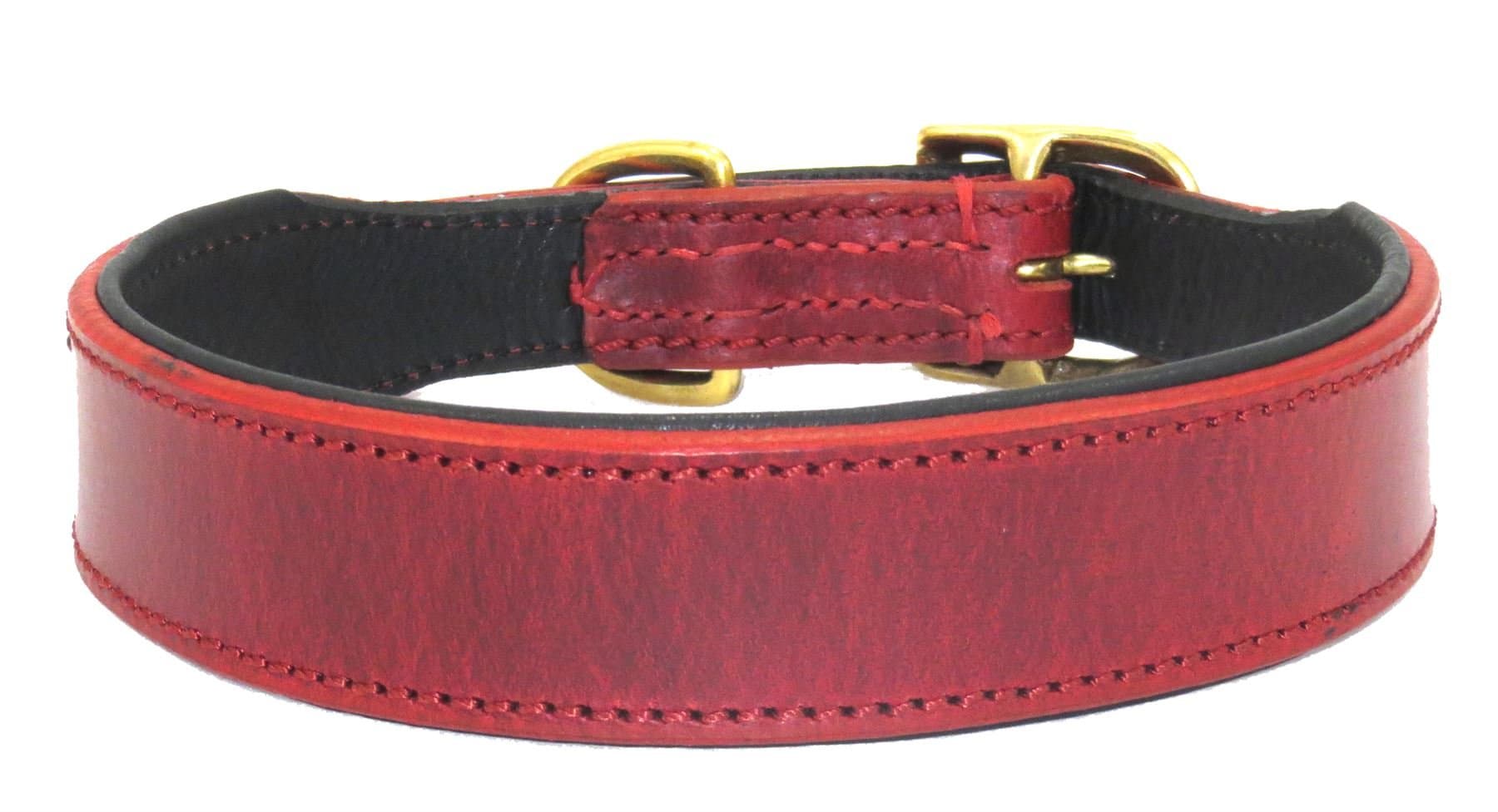 The Vintage Collection Collar (Claret Red) - Extra Extra Large
