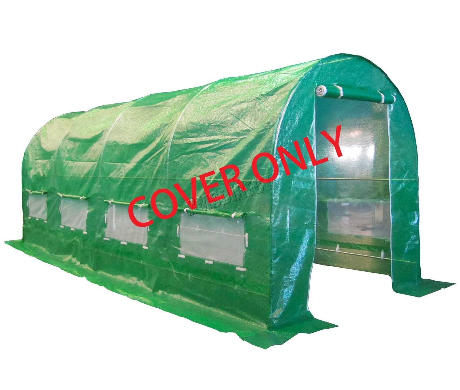 BIRCHTREE Polytunne Cover Only | 5M(L) x 2M(W) x 2M(H) | Polytunnel Greenhouse Pollytunnel Poly Polly Tunnel 4 Section Cover Only